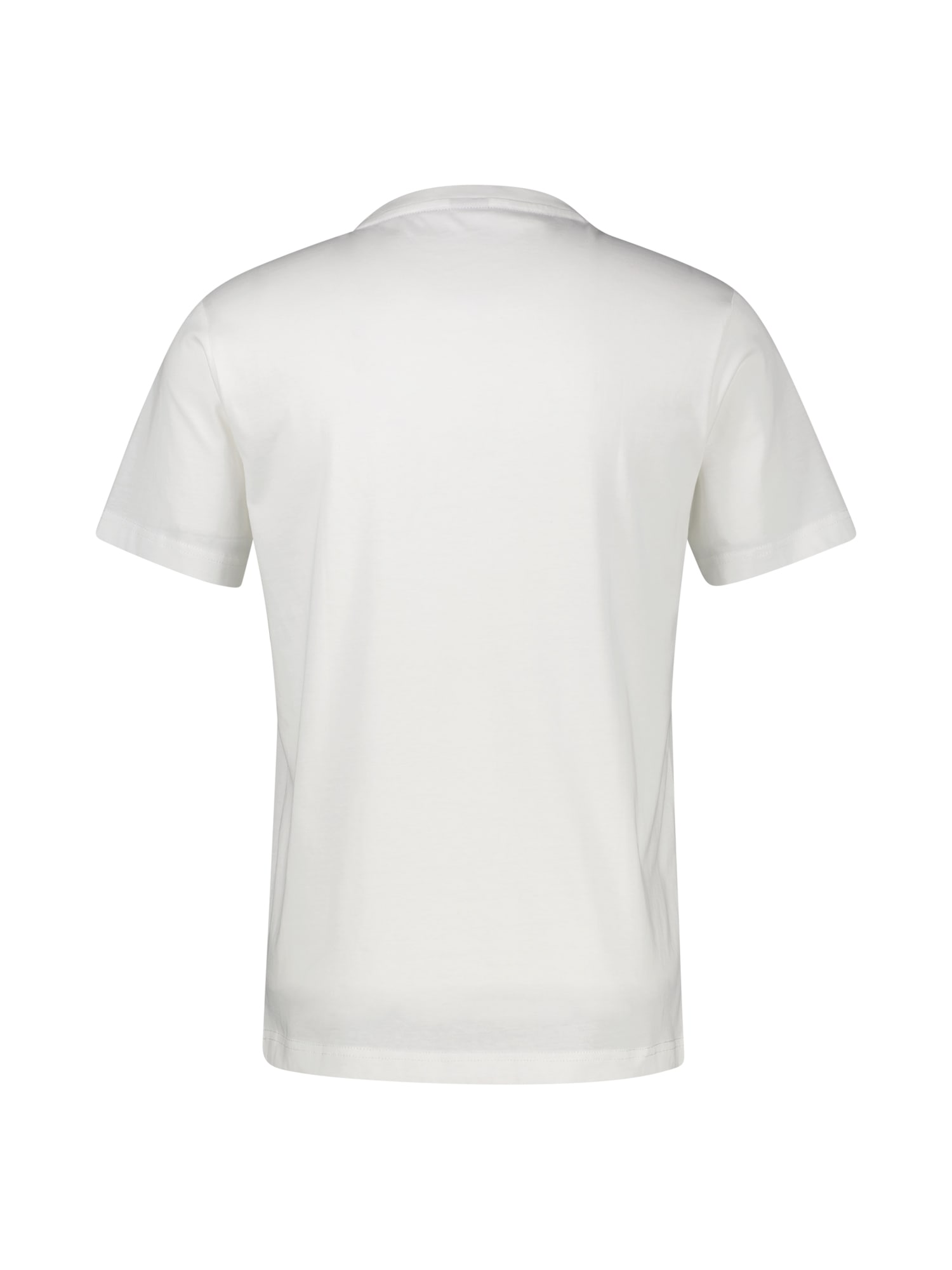 LERROS T-Shirt »Lässiges, unifarbenes T-Shirt aus reiner Baumwolle mit Print«