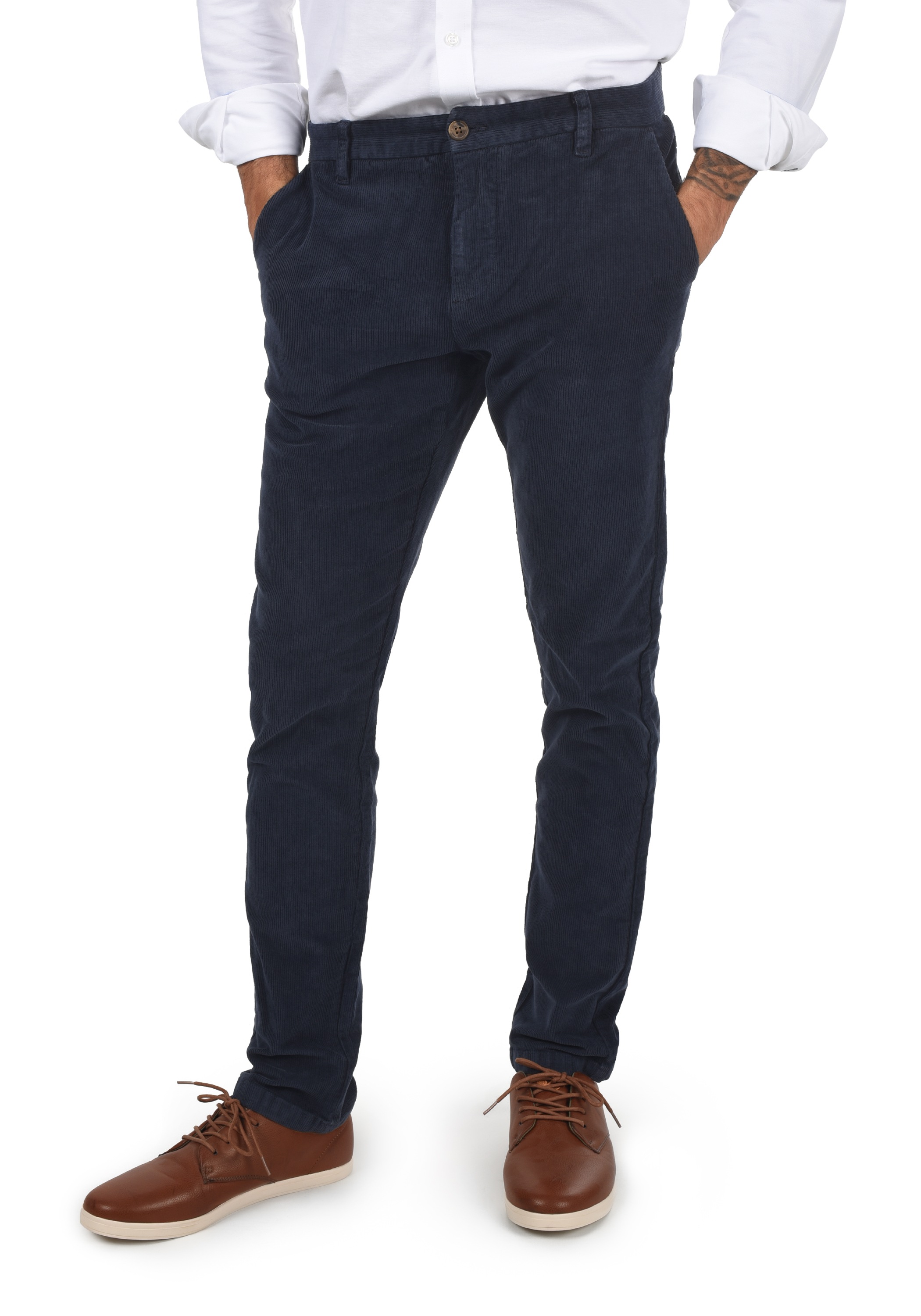 Indicode Chinohose »Denver«, Cordhose im klassischen Chino Schnitt