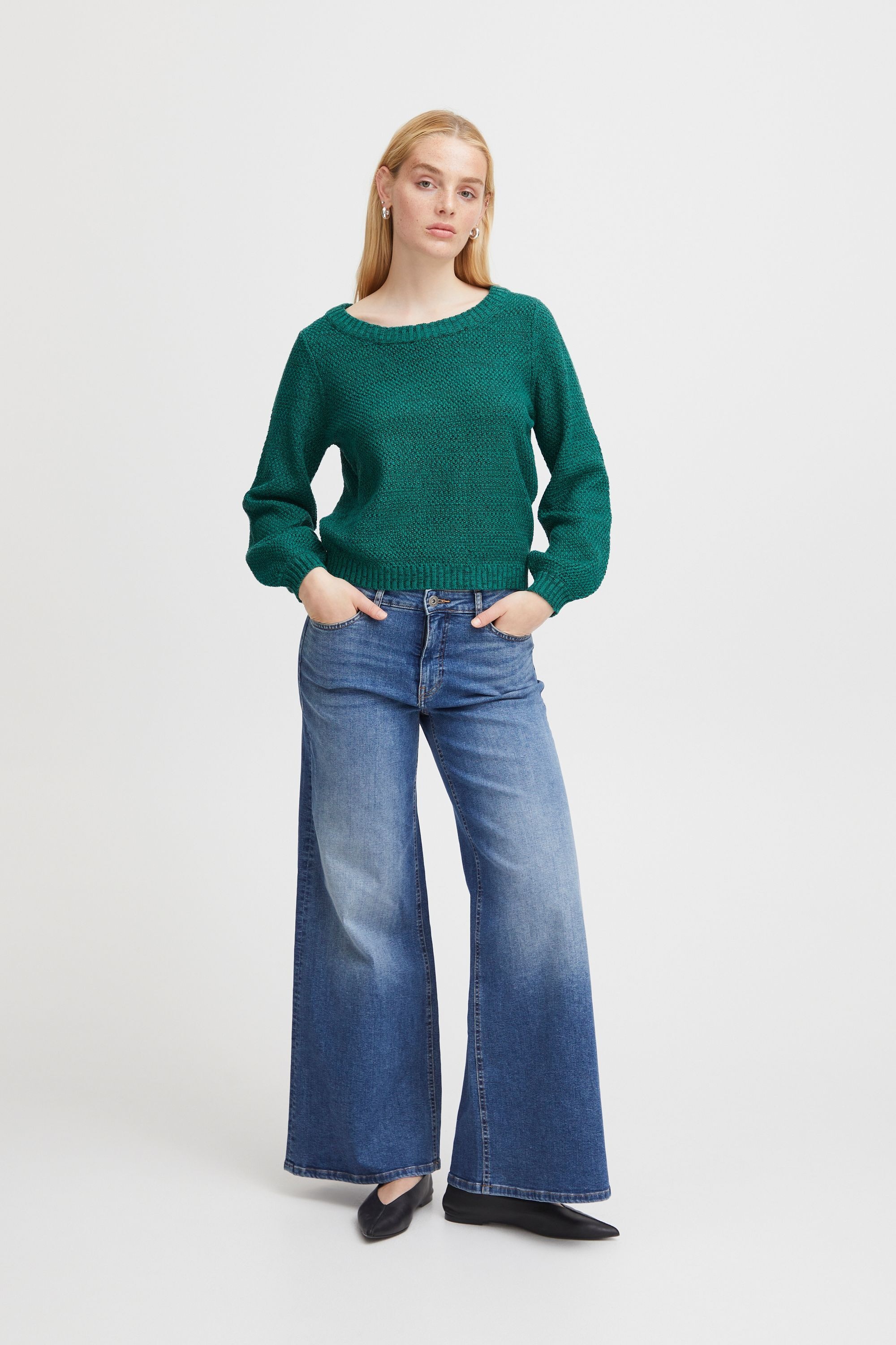 Ichi Strickfleece-Pullover »Strickpullover IHNoelle«