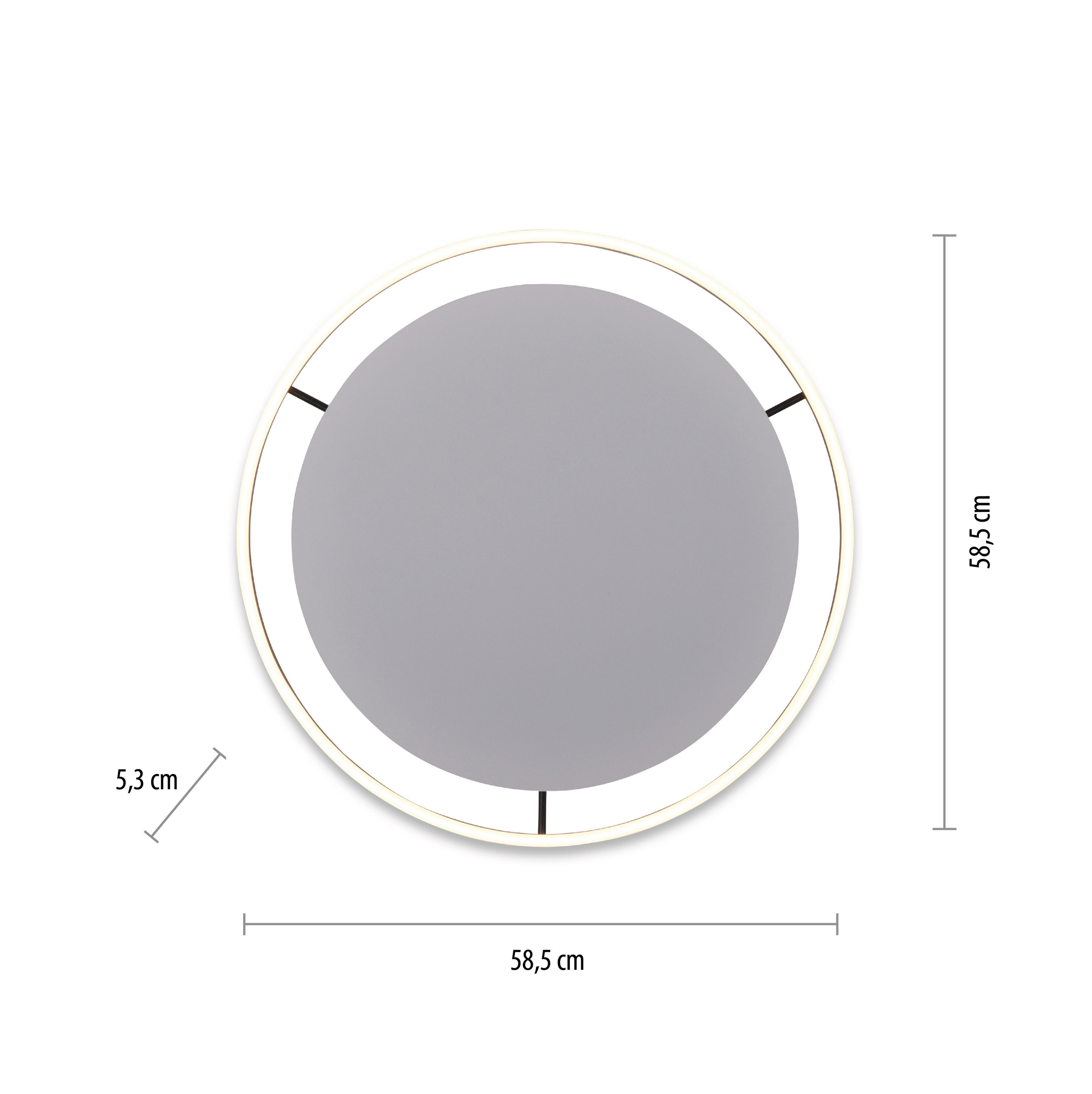 JUST LIGHT Deckenleuchte »RITUS«, 1 flammig, Leuchtmittel LED-Board | LED fest integriert, LED, dimmbar, Switchmo, dimmbar, Switchmo