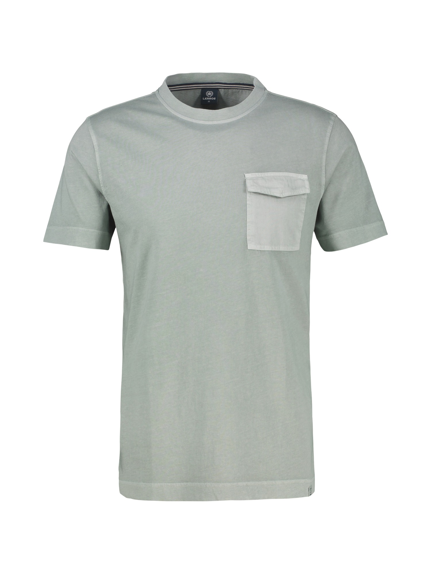 LERROS T-Shirt »T-Shirt mit O-Neck und Brusttasche«