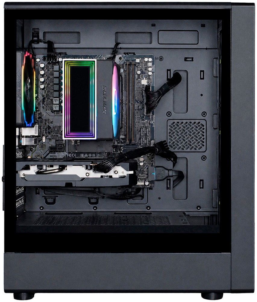 GAMEMAX Gaming-PC-Komplettsystem »GigaDeal AERIS GB 2805 AMD Ryzen 7 5700X 32GB 1TB SSD RTX 5070« 32 ″ AMD Ryzen 7 GeForce RTX™ 5070 32 GB RAM 1.000 GB SSD Windows 11 + Gigabyte GS32QCA LED-Monitor Curved, 80 cm 32"