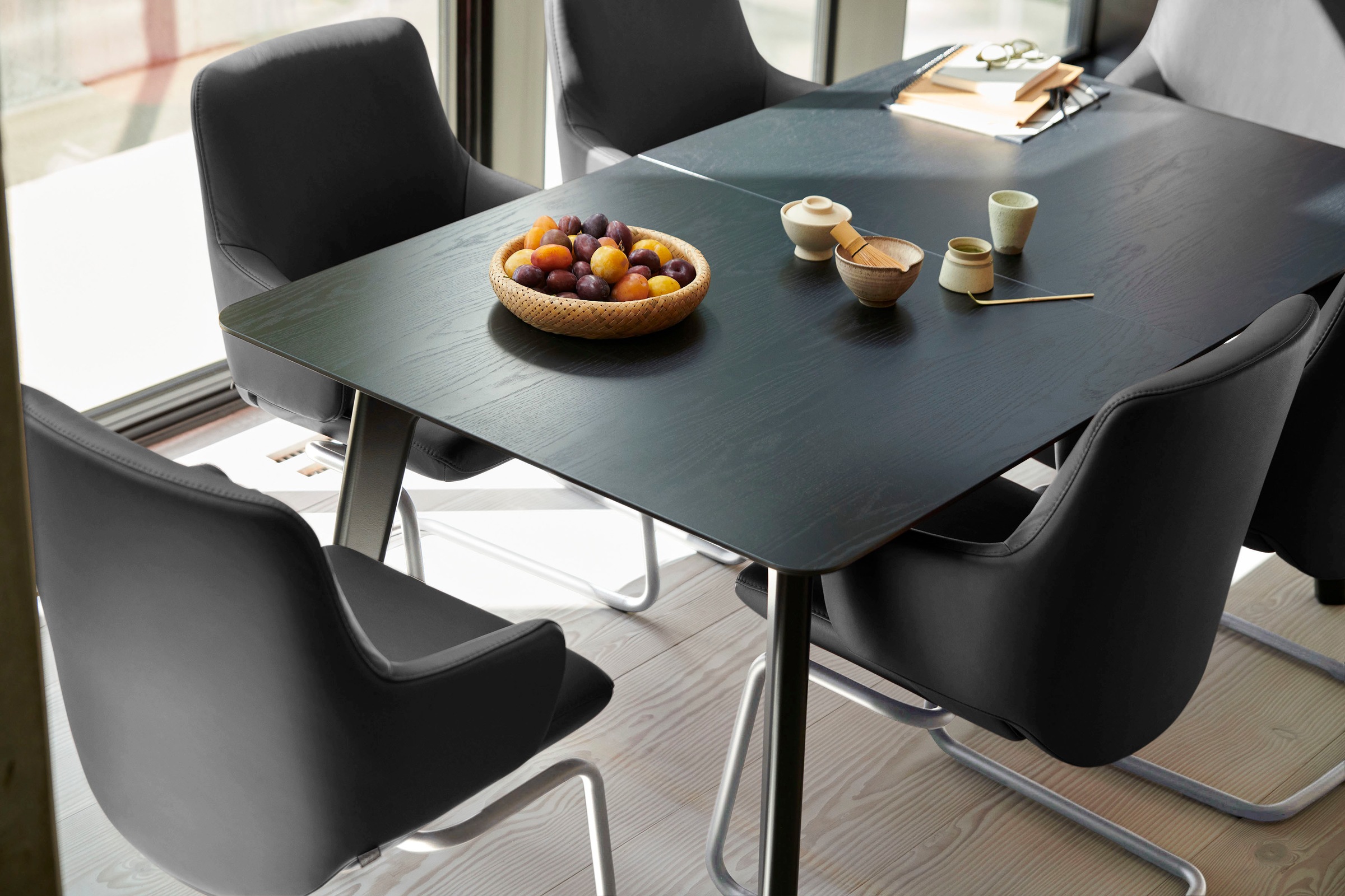 Stressless® Polsterstuhl »Laurel«, Leder BATICK, Low Back mit Armlehne, Größe L, mit Beinen aus Stahl in Chrom glänzend