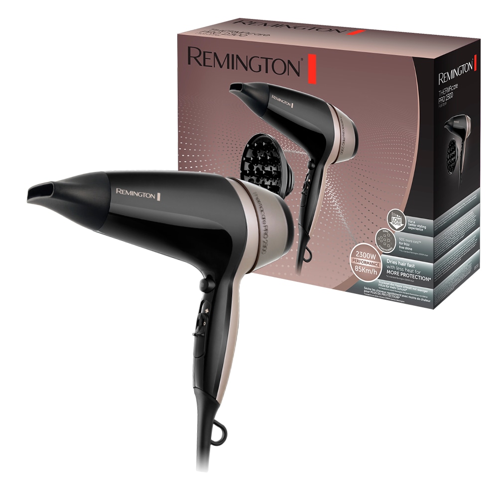 Remington Haartrockner »THERMAcare PRO 2300 (D5715)«, 2100 W, mit Ionenpflege, THERMAcare schnell, Keramik-Ionen-Ring + Diffusor