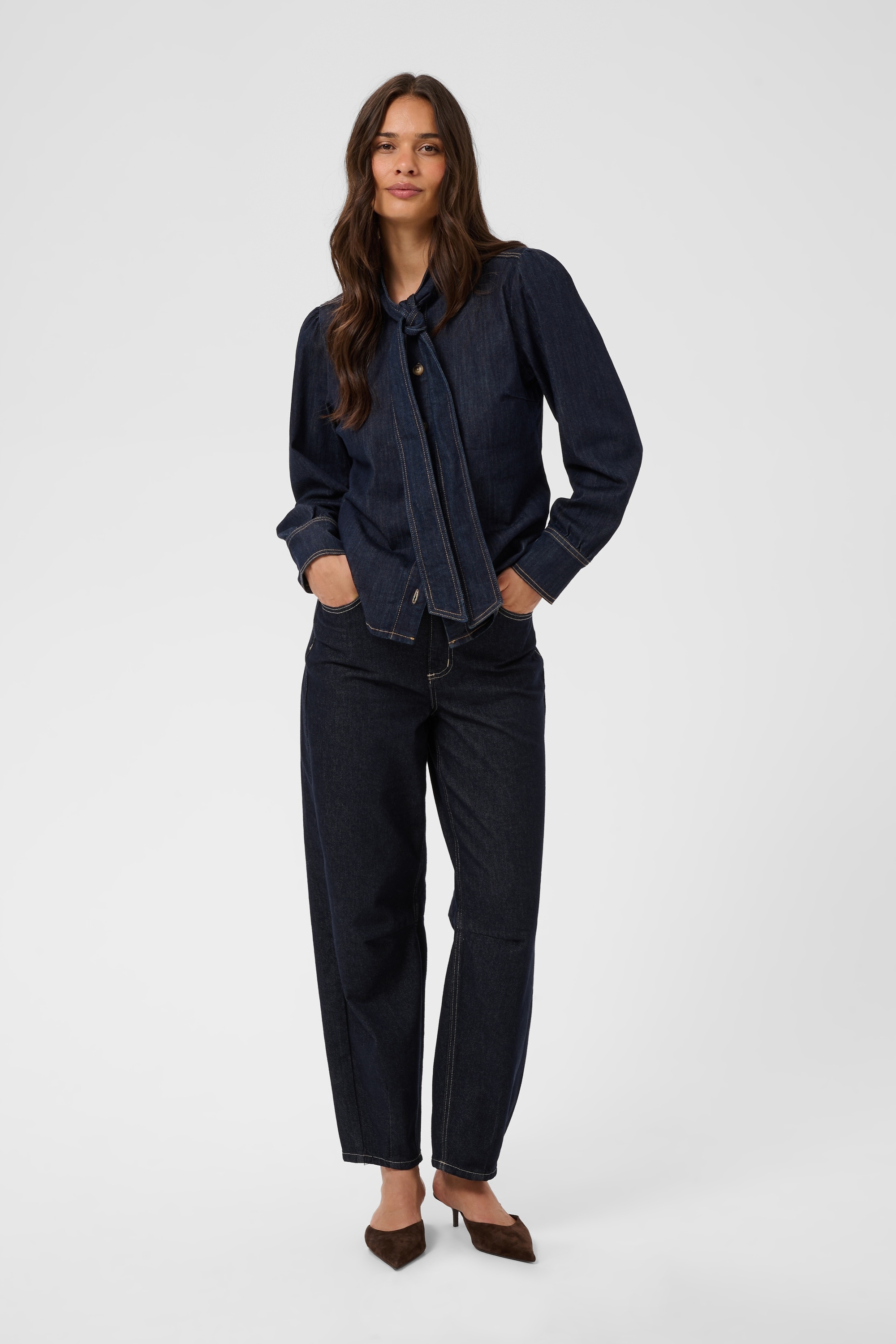 KAFFE Regular-fit-Jeans »Damen Jeans KAghita«