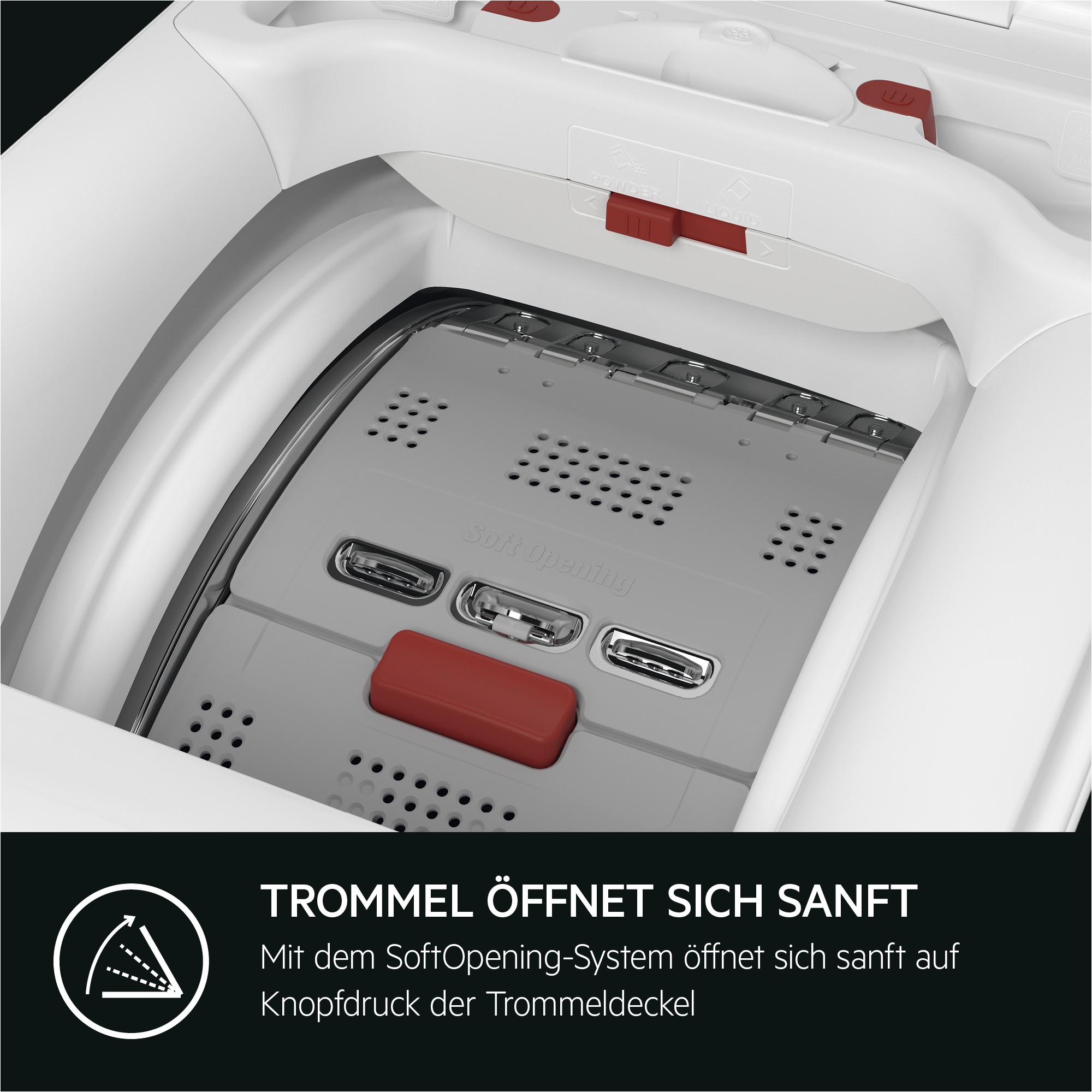 AEG Waschmaschine Toplader »LTR7A56STL 913143843«, 6 kg, 1500 U/min