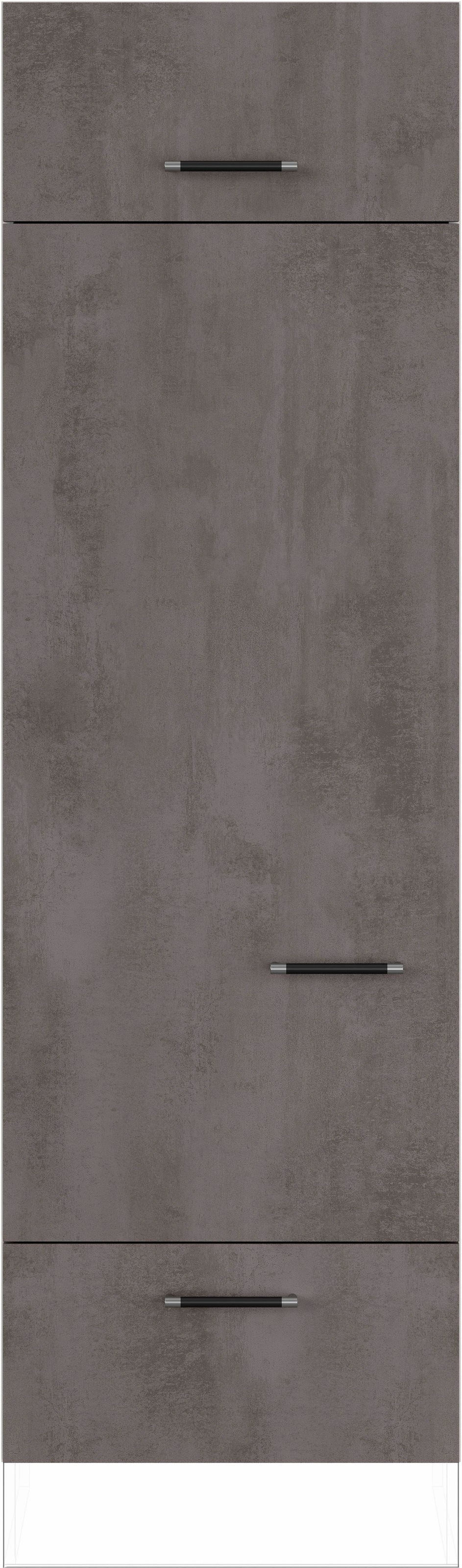 IMPULS KÜCHEN Kühlumbauschrank »"Prag", Breite/Höhe: 60/190,7 cm, mit Soft-Close« vormontiert, mit Klapptür, mit Drehtür