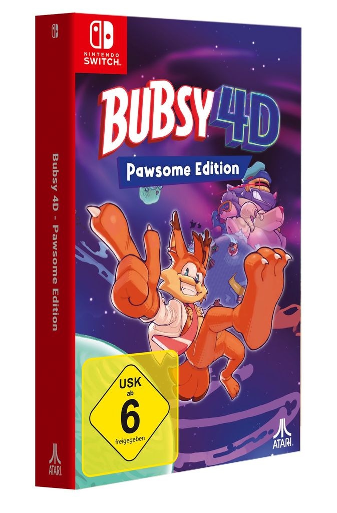 ATARI Spielesoftware »Bubsy 4D Pawsome Edition« Nintendo Switch