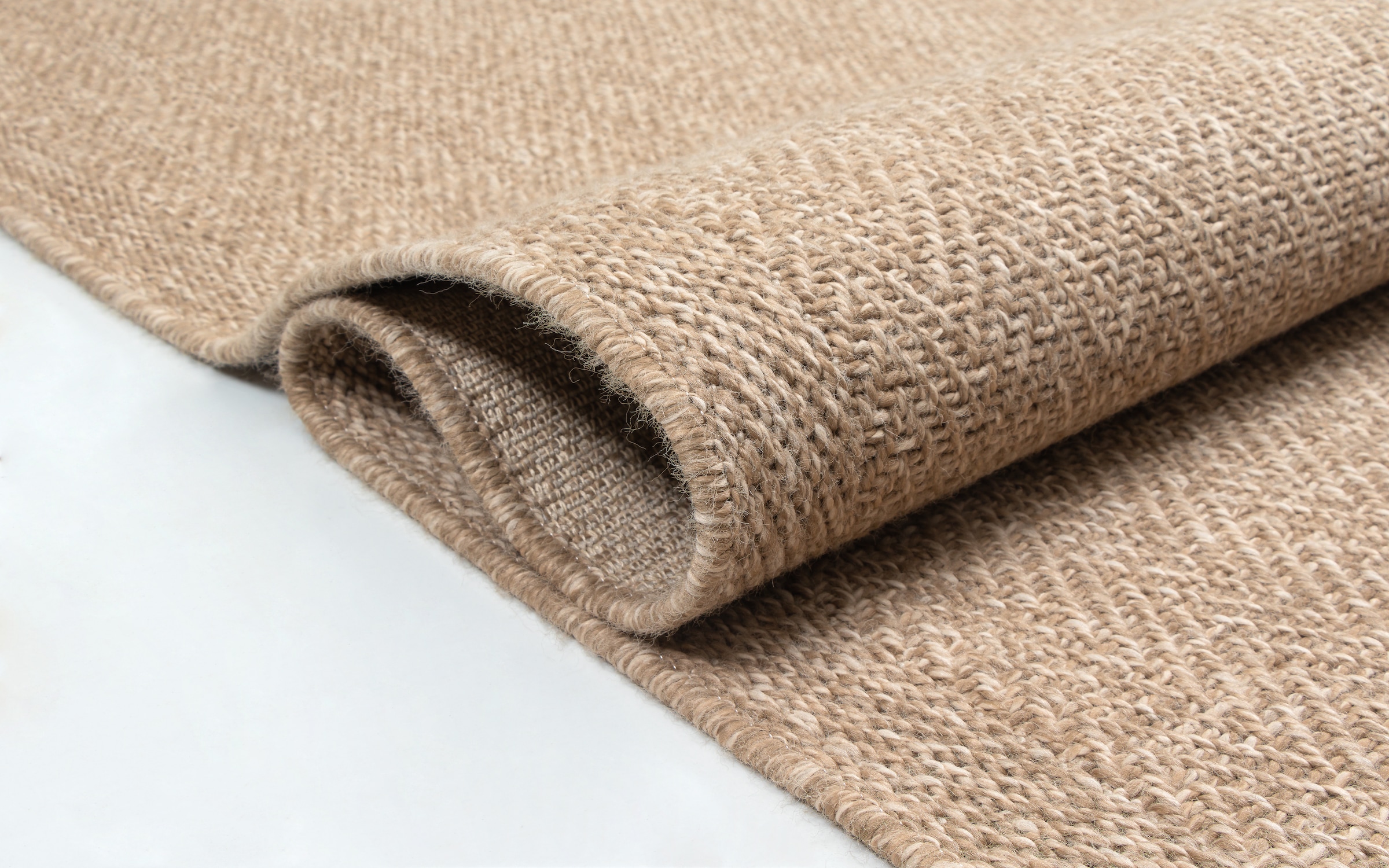 merinos Teppich »Kenzy 8«, rechteckig, 1 mm Höhe, robuster In- und Outdoor Teppich im natürlichen Jute-Look, wetterfest