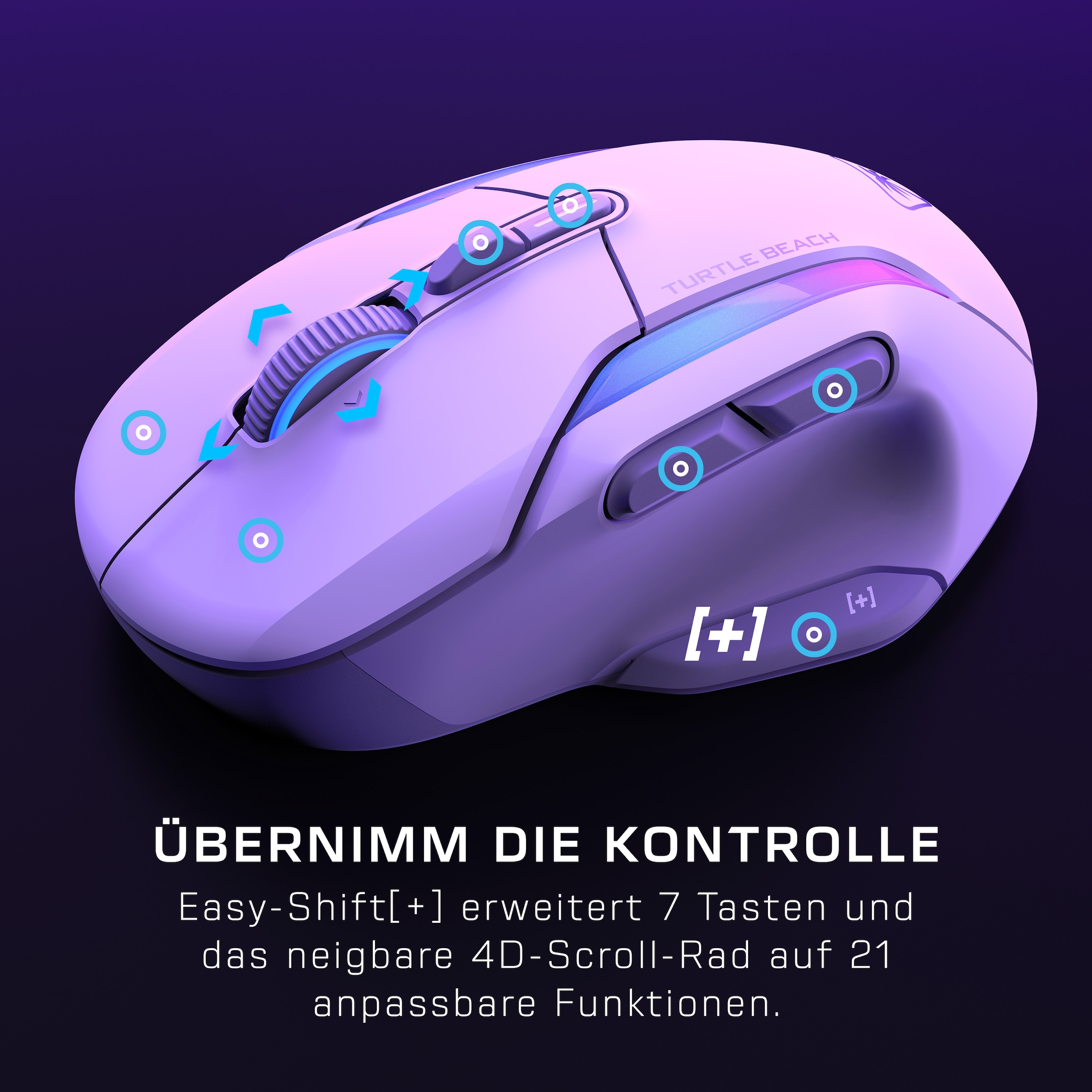 Turtle Beach Gaming-Maus »Kone II Air« Bluetooth | Funk