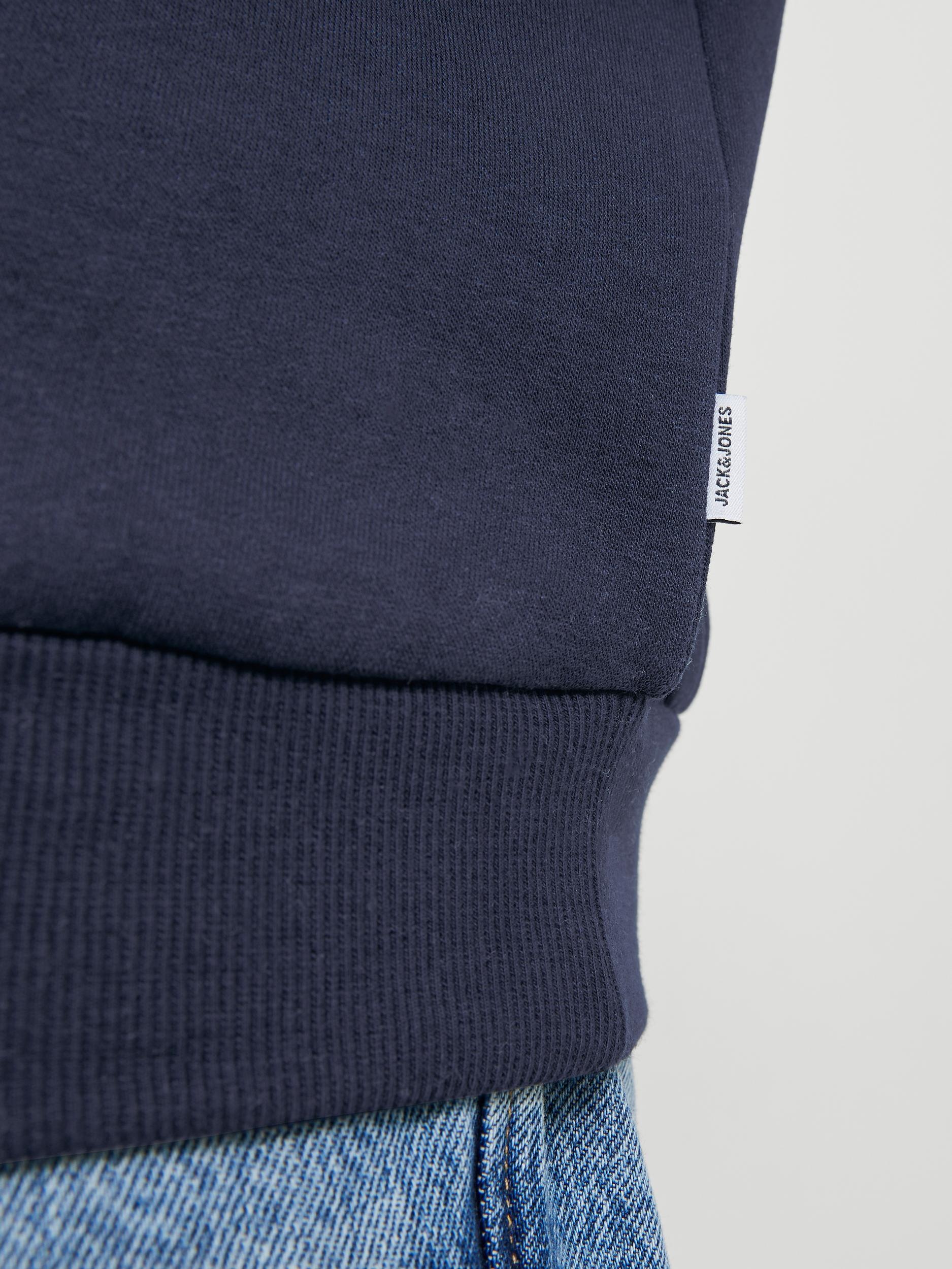 Jack & Jones PlusSize Kapuzensweatshirt »JJEBRADLEY SWEAT HOOD NOOS PLS«, mit Rippbündchen