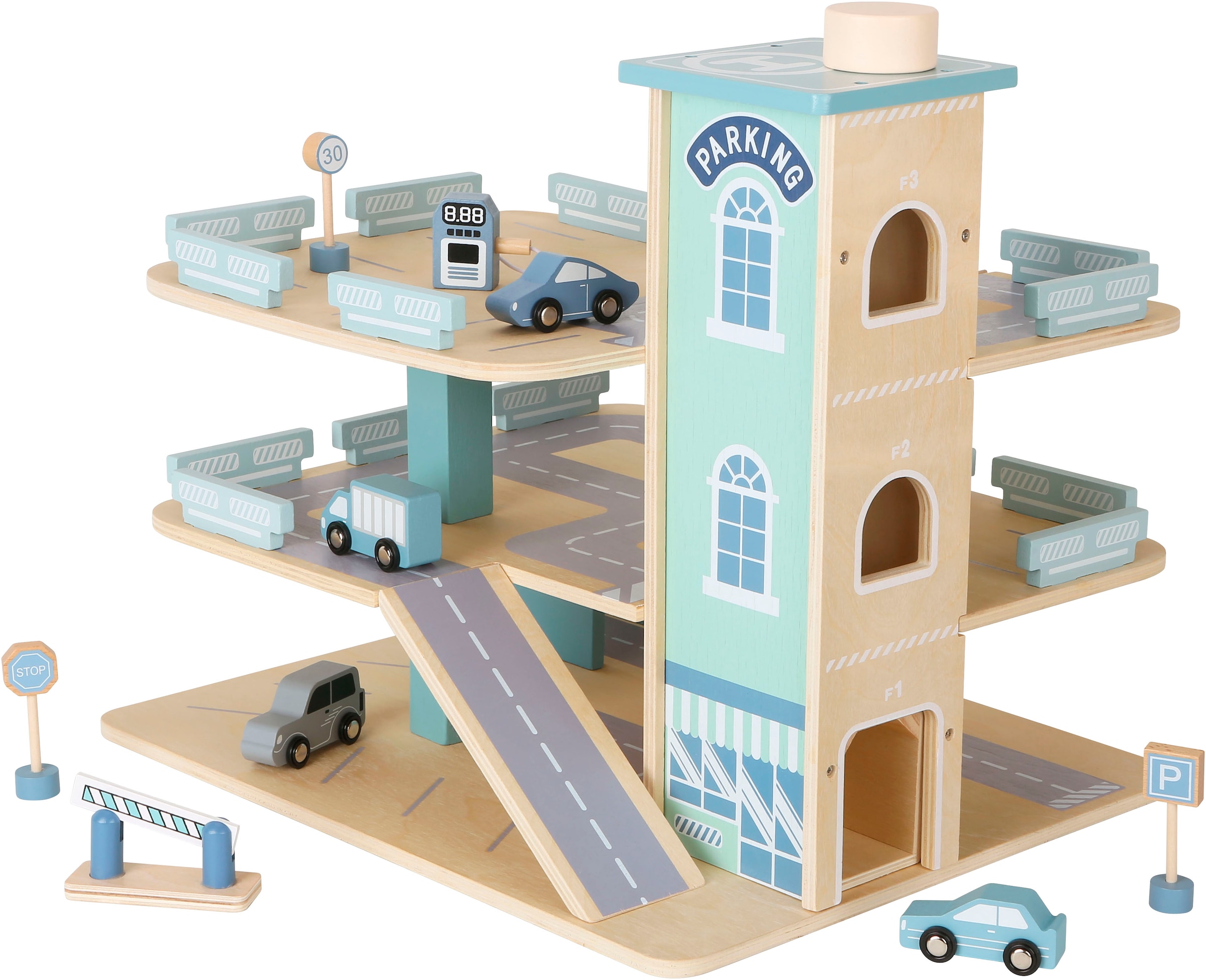 CHIC2000 Spiel-Parkgarage »Parkgarage« inklusive 4 Autos