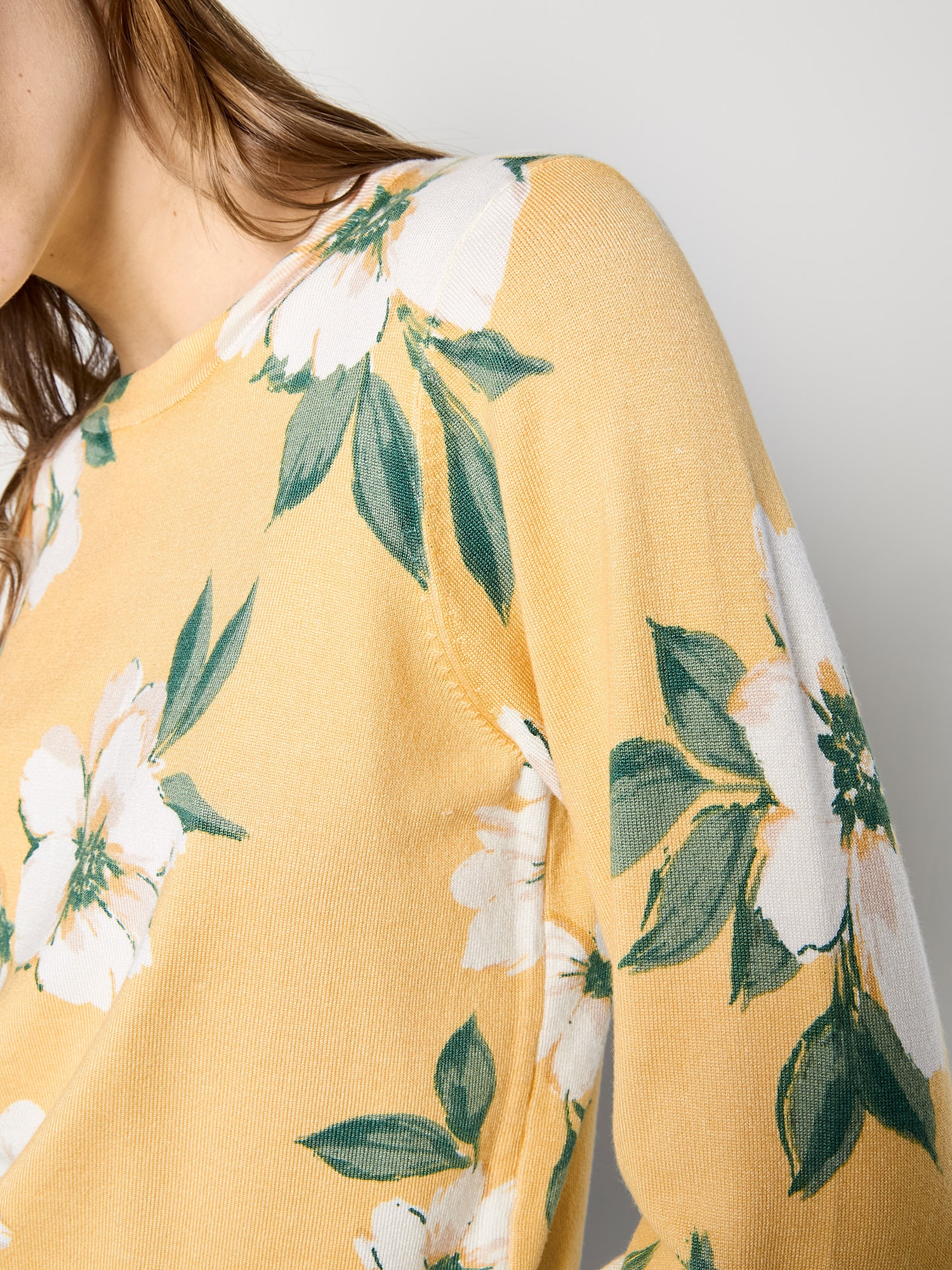 Apricot Strickpullover »Pullover« mit Blumenprint