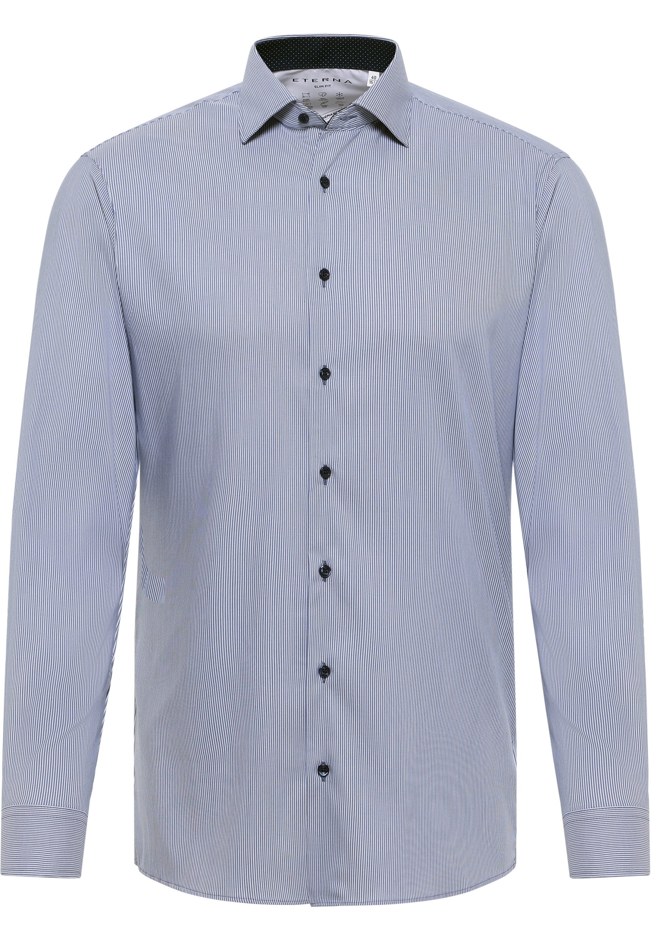 Eterna Langarmhemd »SLIM FIT«, EASY IRON (bügelleicht)