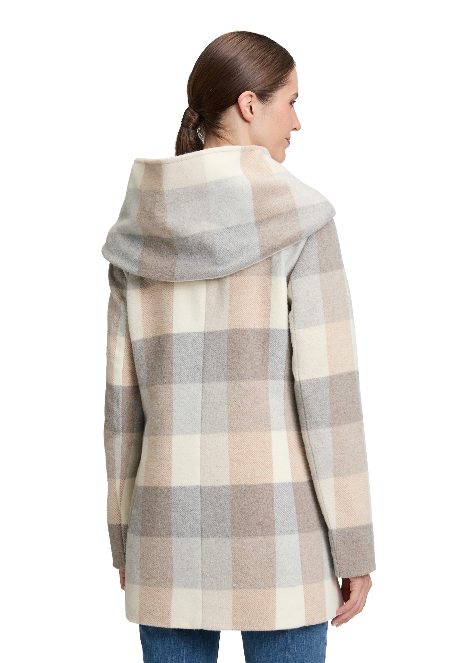 Amber & June Kurzjacke »Kurzmantel mit Kapuze«