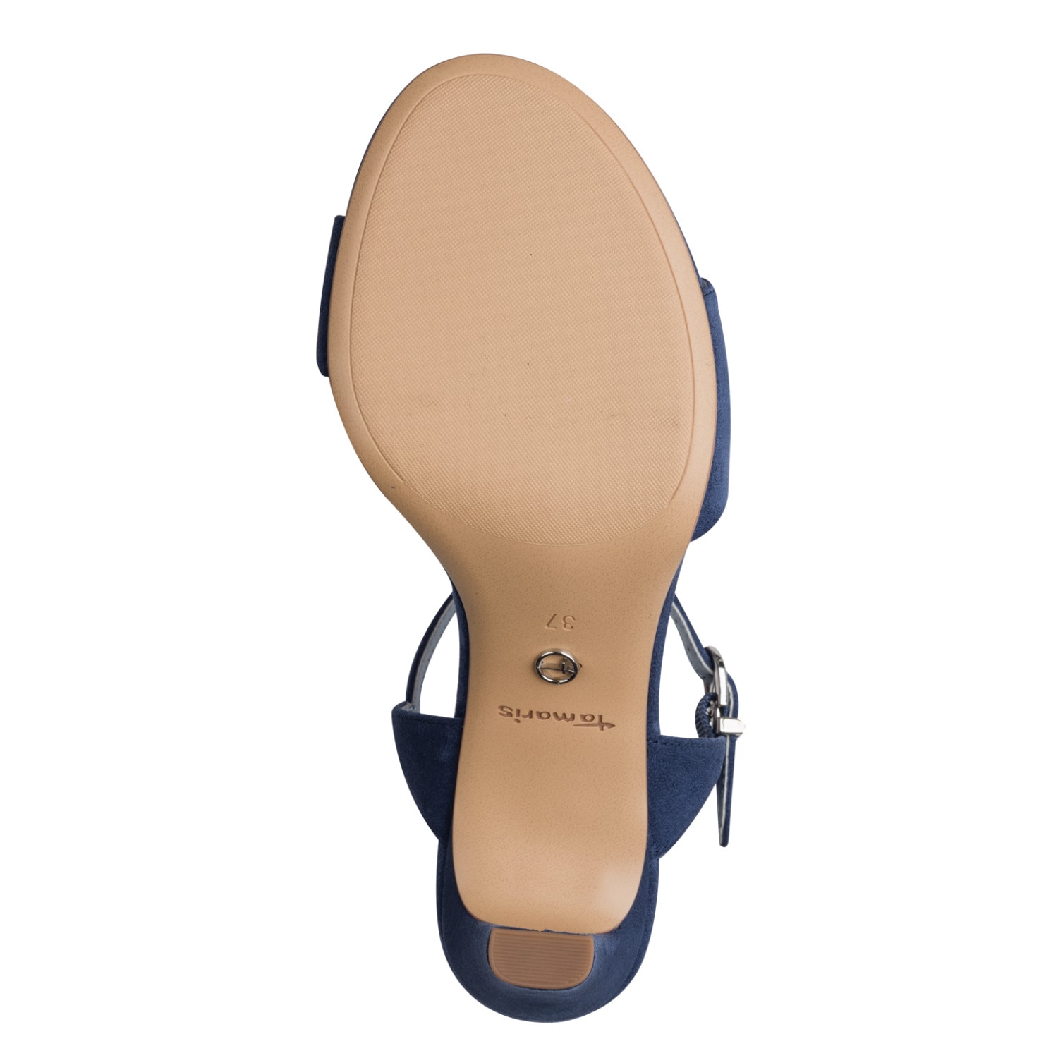 Tamaris Sandalette  Trichterabsatz, Abendschuh mit verstellbarem Fesselriemchen