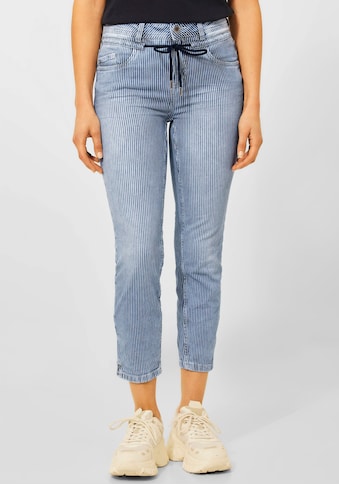 STREET ONE Slim-fit-Jeans, mit Streifen kaufen