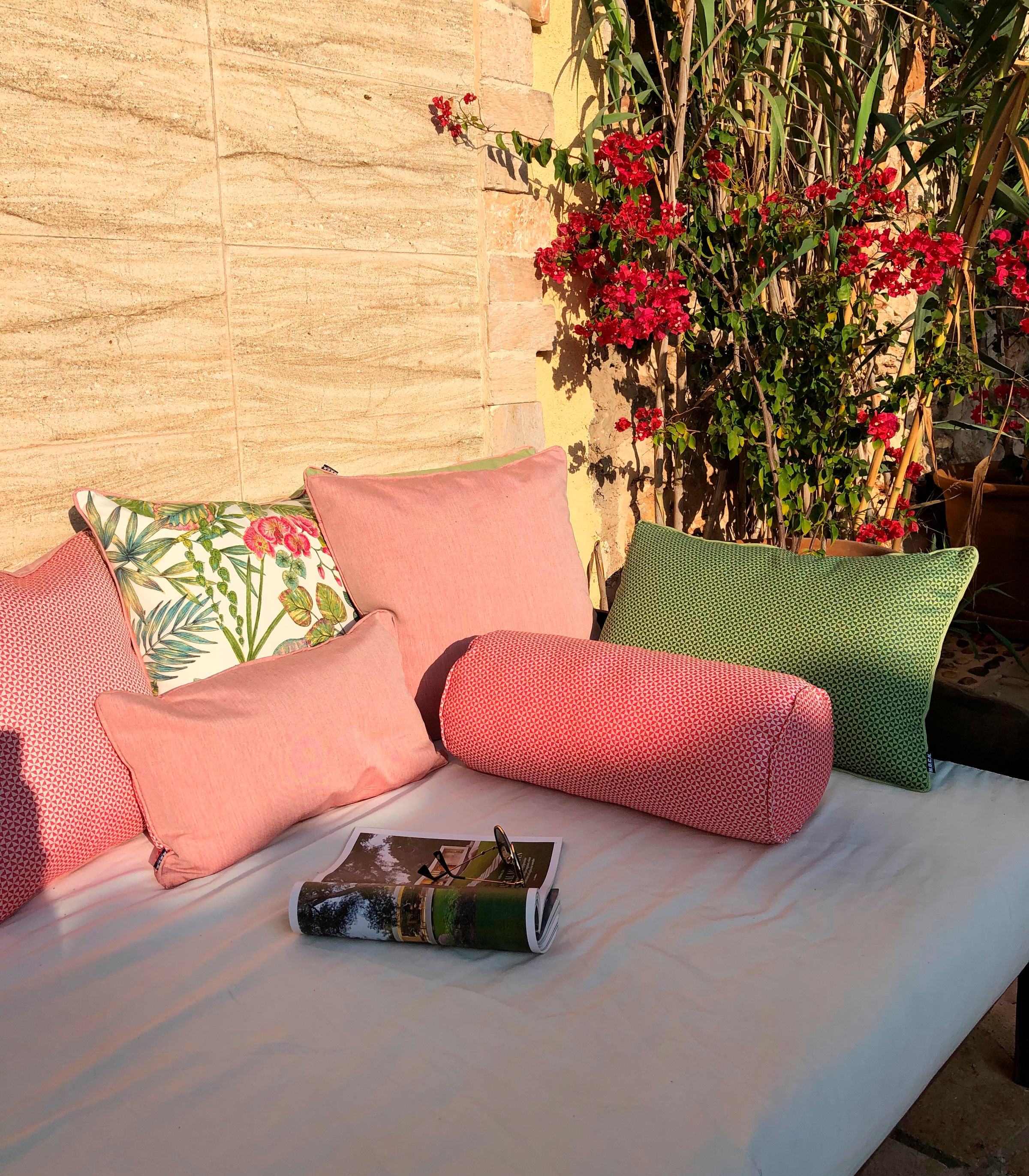 H.O.C.K. Dekokissen »Pepe« Kissenhülle mit Füllung, 1 Stück, Outdoor geeignet