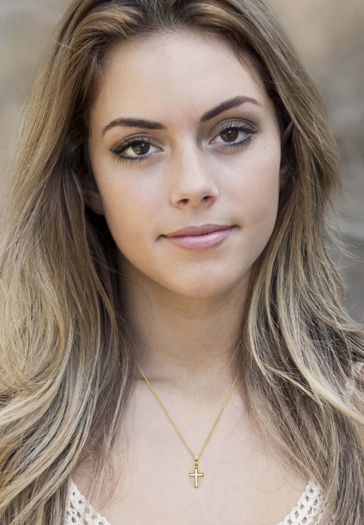 ONE ELEMENT Kettenanhänger »Anhänger aus 333 Gelbgold«