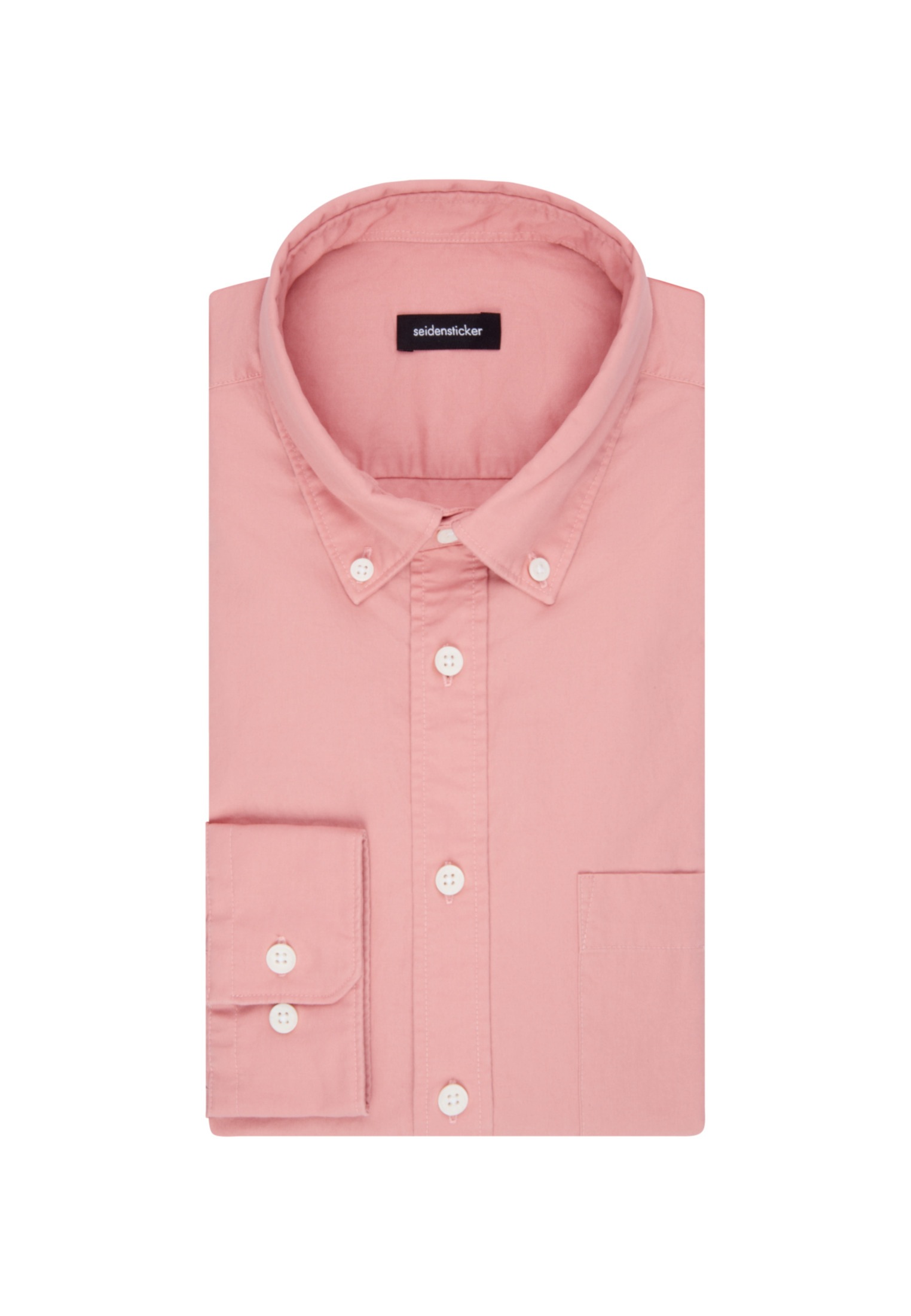 seidensticker Businesshemd »Schwarze Rose«, Regular Langarm Button-Down-Kragen Uni