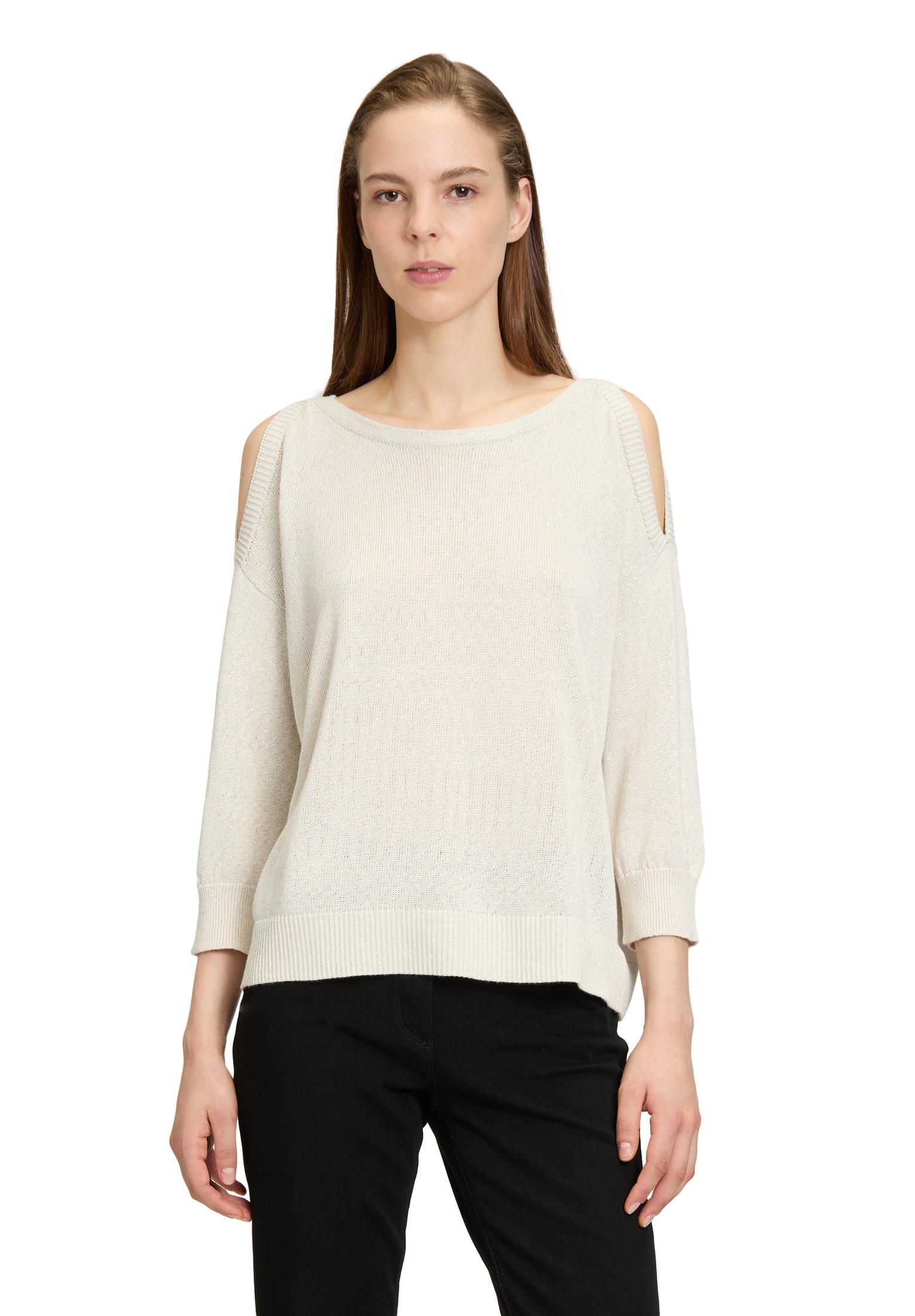 Betty Barclay Rundhalspullover »Feinstrickpullover mit 3/4 Arm«