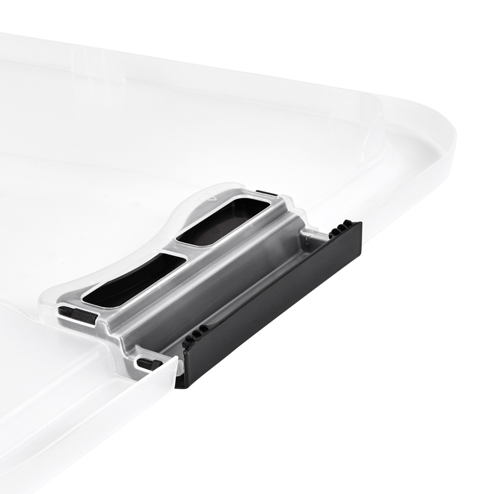 keeeper Aufbewahrungsbox »Cornelia, 3er Set, 52 L, 59,5 x 39,5 x 34 cm« durch Clips verschließbar, Griffe am Boden