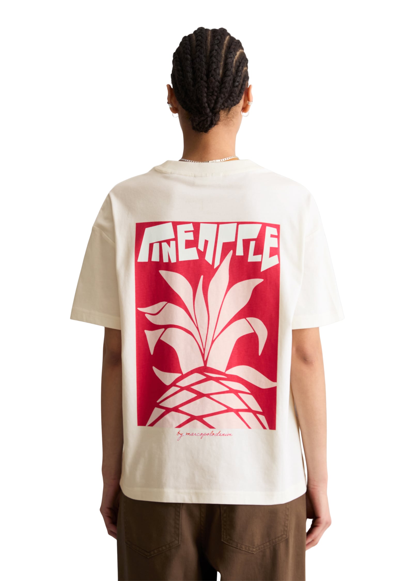 Marc O'Polo DENIM T-Shirt Relaxed Fit, großer Rückenprint