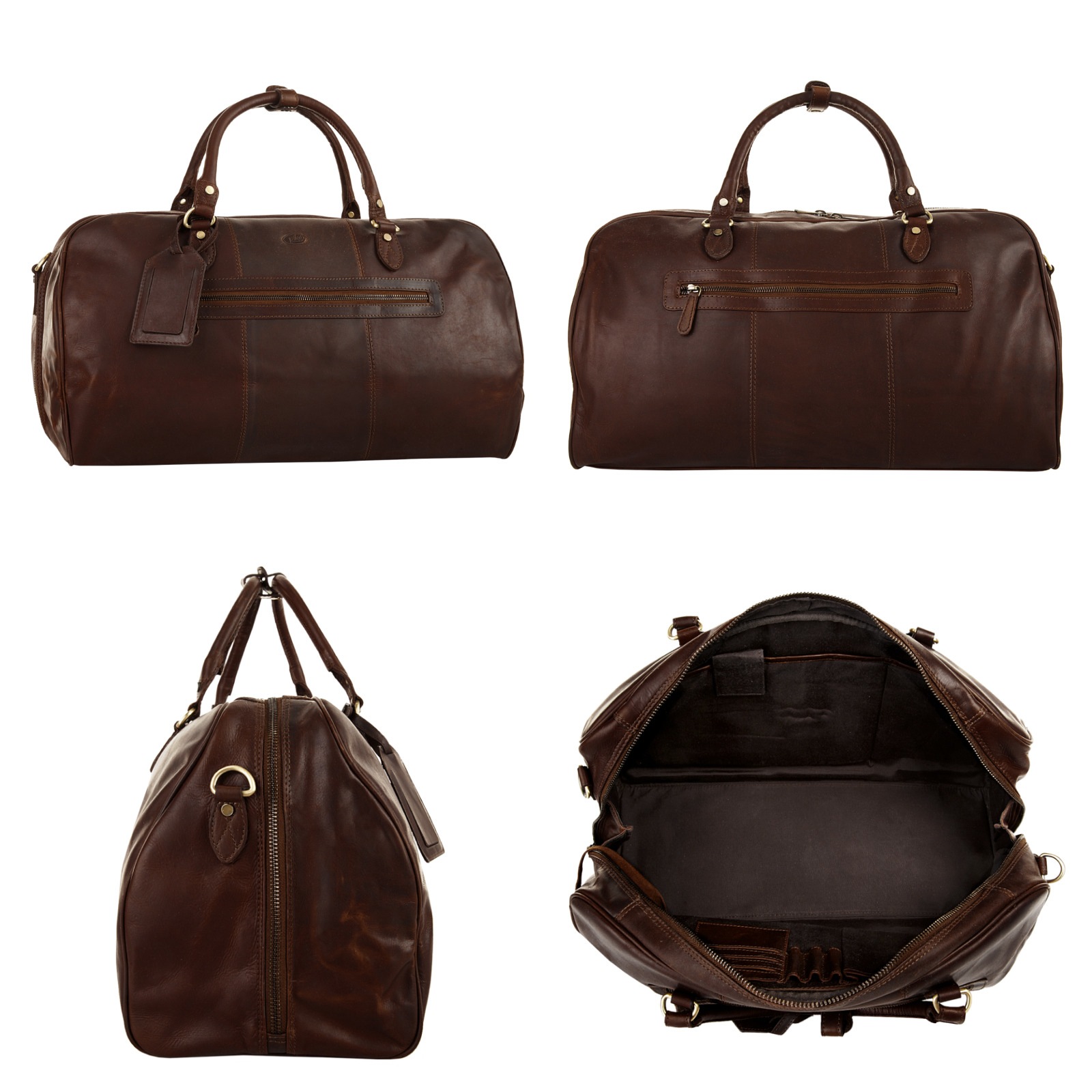 Piké Reisetasche, echt Leder