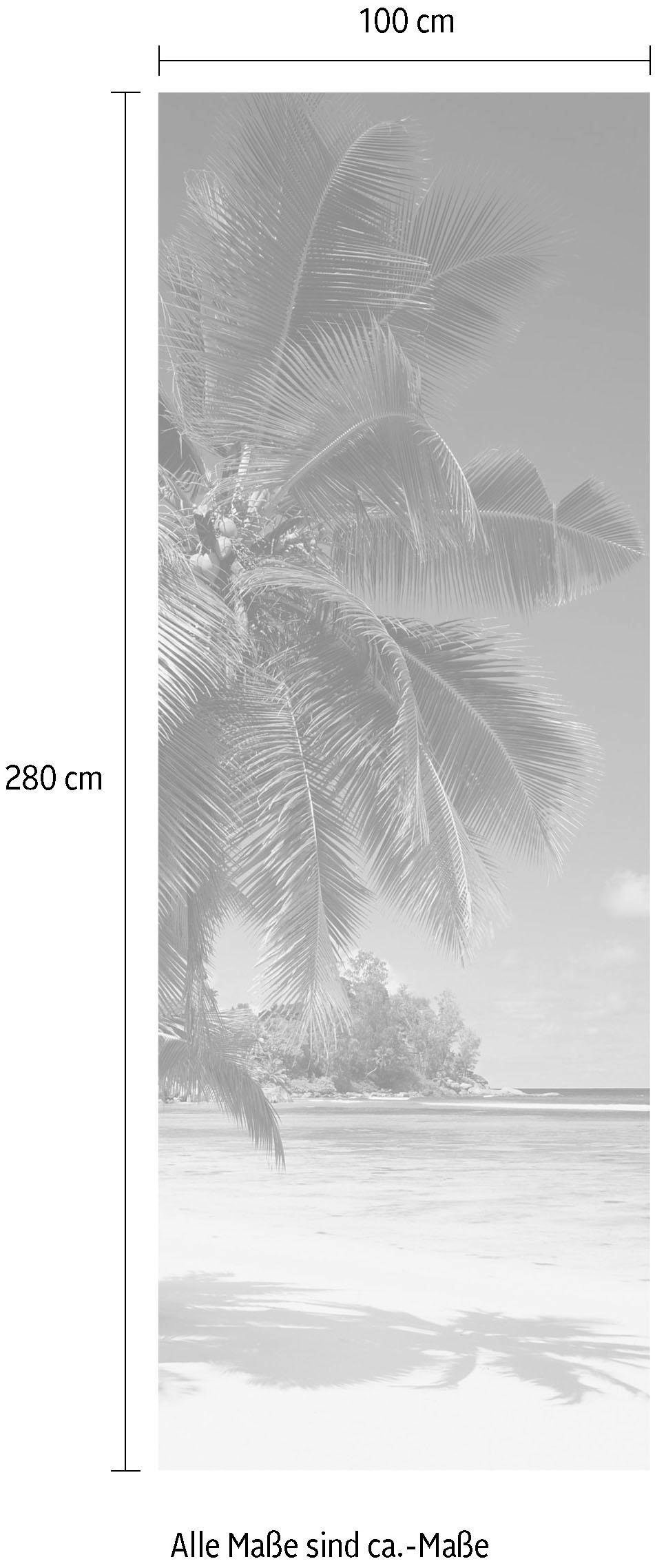 Komar Vliestapete »Digitaldruck Vlies -  Coconut Bay - Größe 100 x 280 cm« bedruckt glatt Wohnzimmer, Schlafzimmer