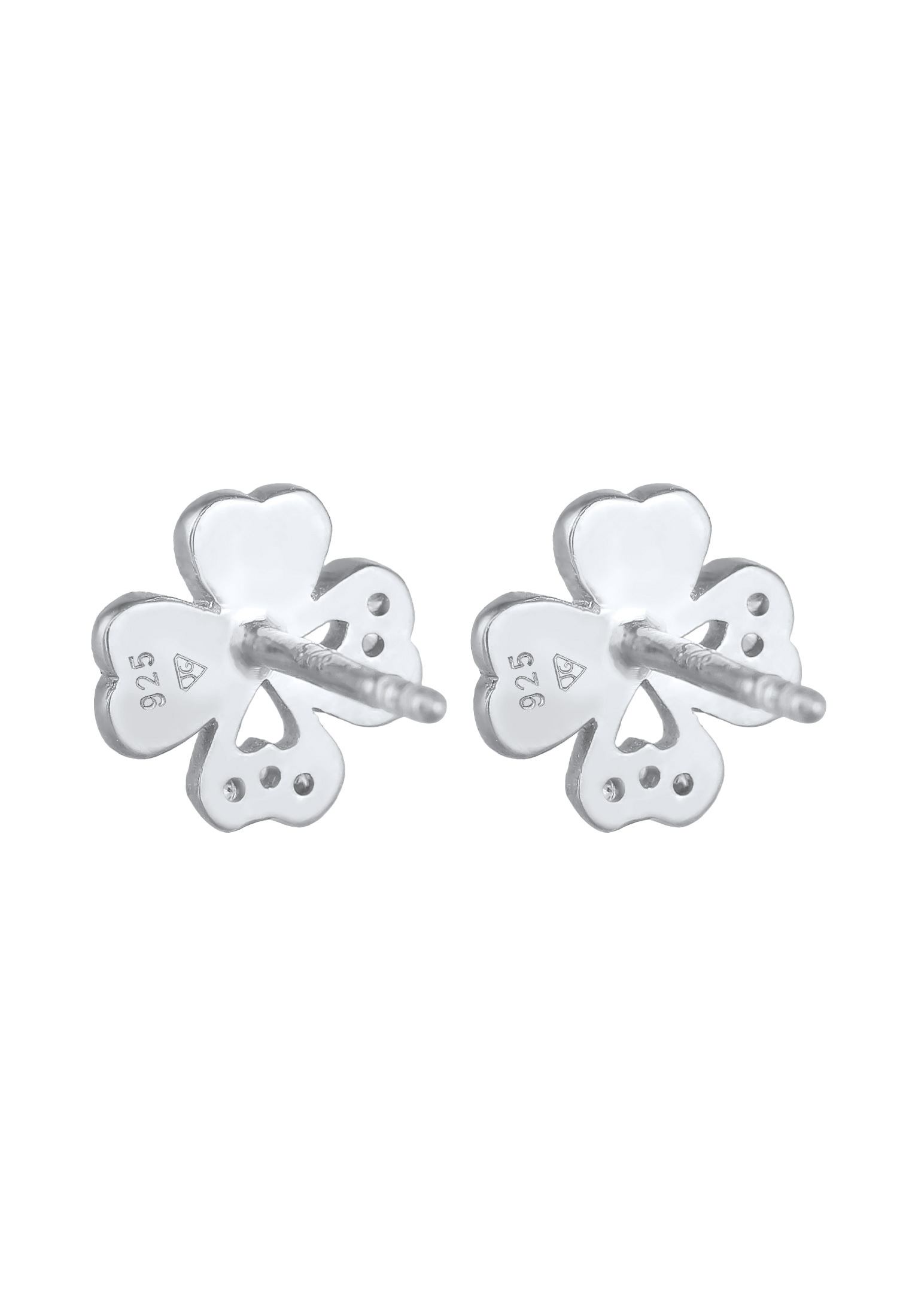 Elli Ohrring und Ketten Set »Schmuckset Kleeblatt Armband Ohrstecker Set (2 tlg) 925 Silber«