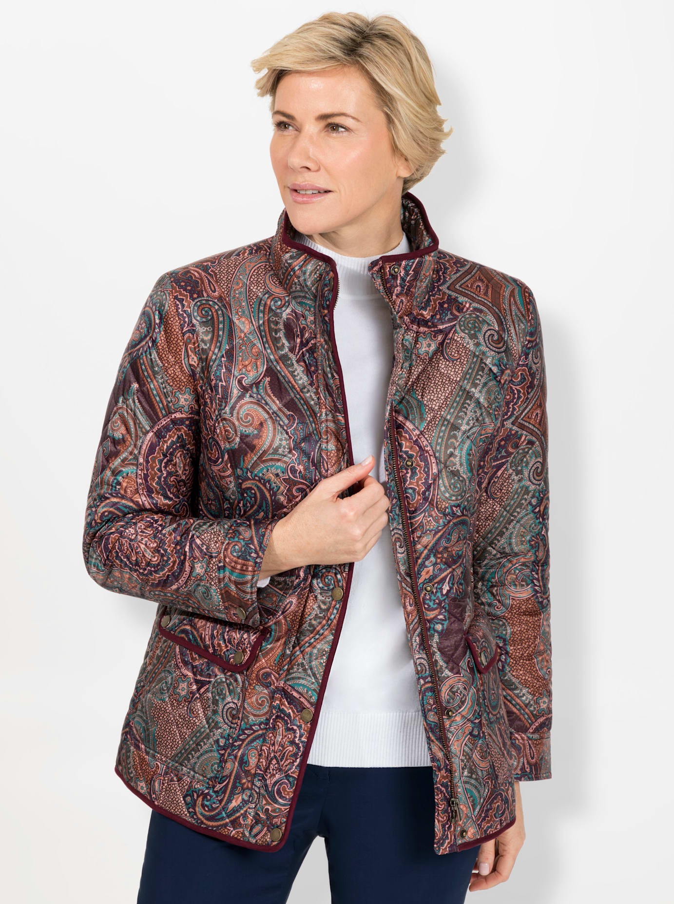 Classic Steppjacke, ohne Kapuze