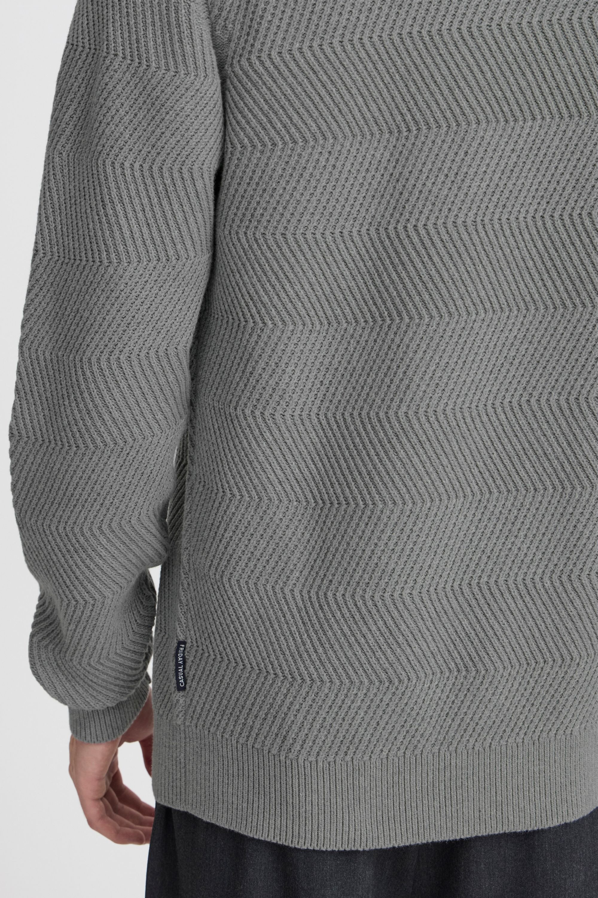 Casual Friday Strickpullover »Strickpullover CFKARL structured crew neck knit«