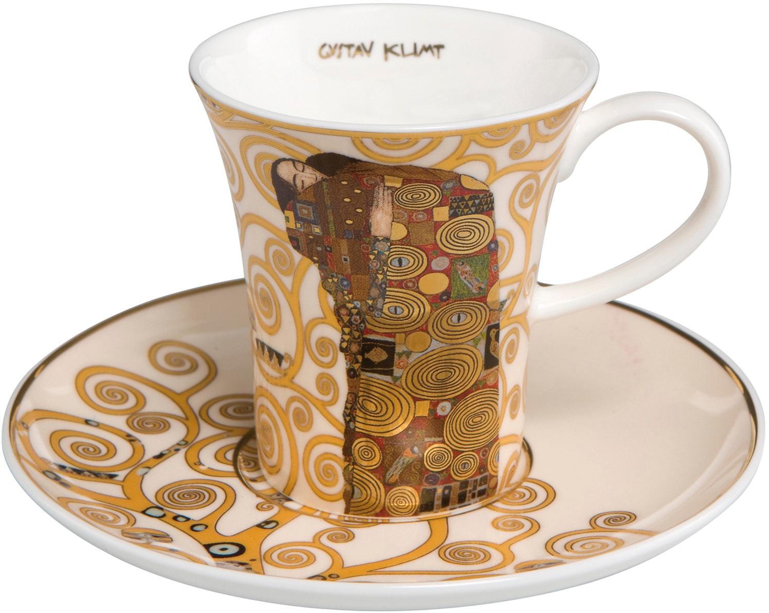 Goebel Espressotasse »Die Erfüllung«, von Gustav Klimt