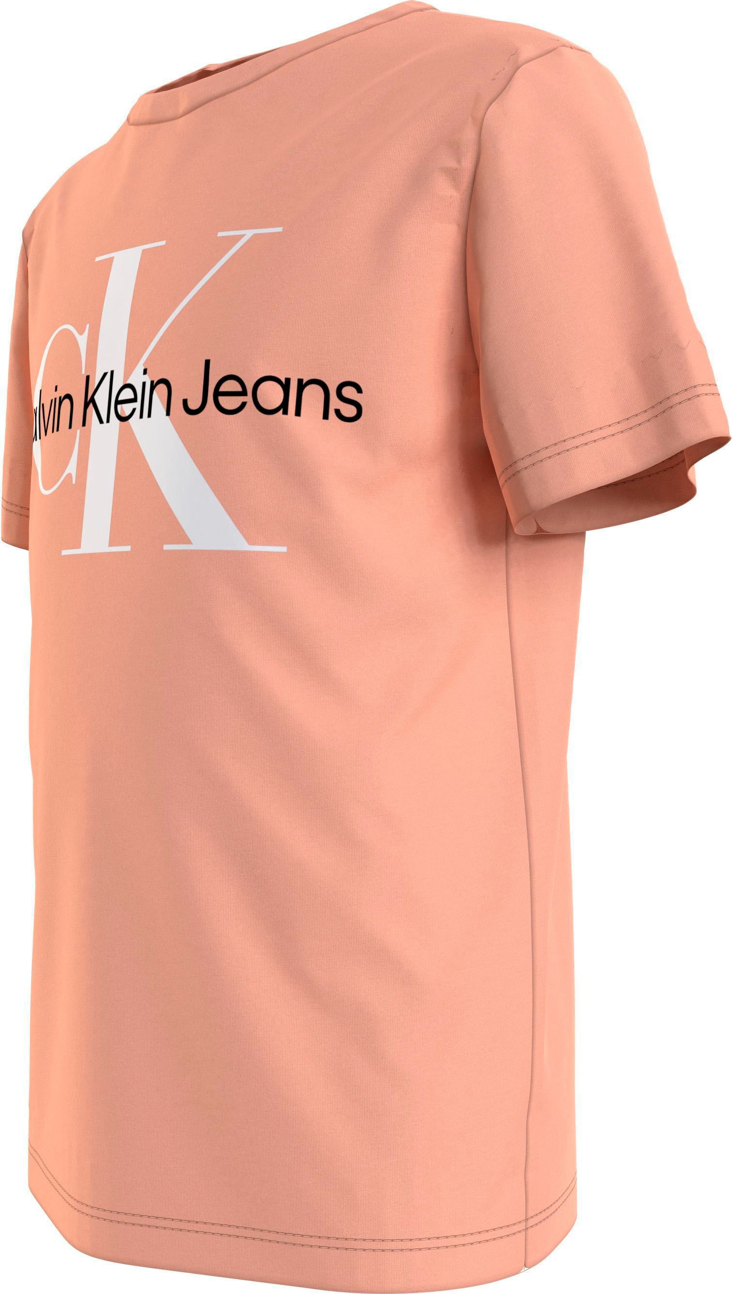 Jeans Jungen und Calvin MiniMe,für Shop LOGO Klein T-Shirt im Junior »MONOGRAM Kids T-SHIRT«, Mädchen Online OTTO Kinder