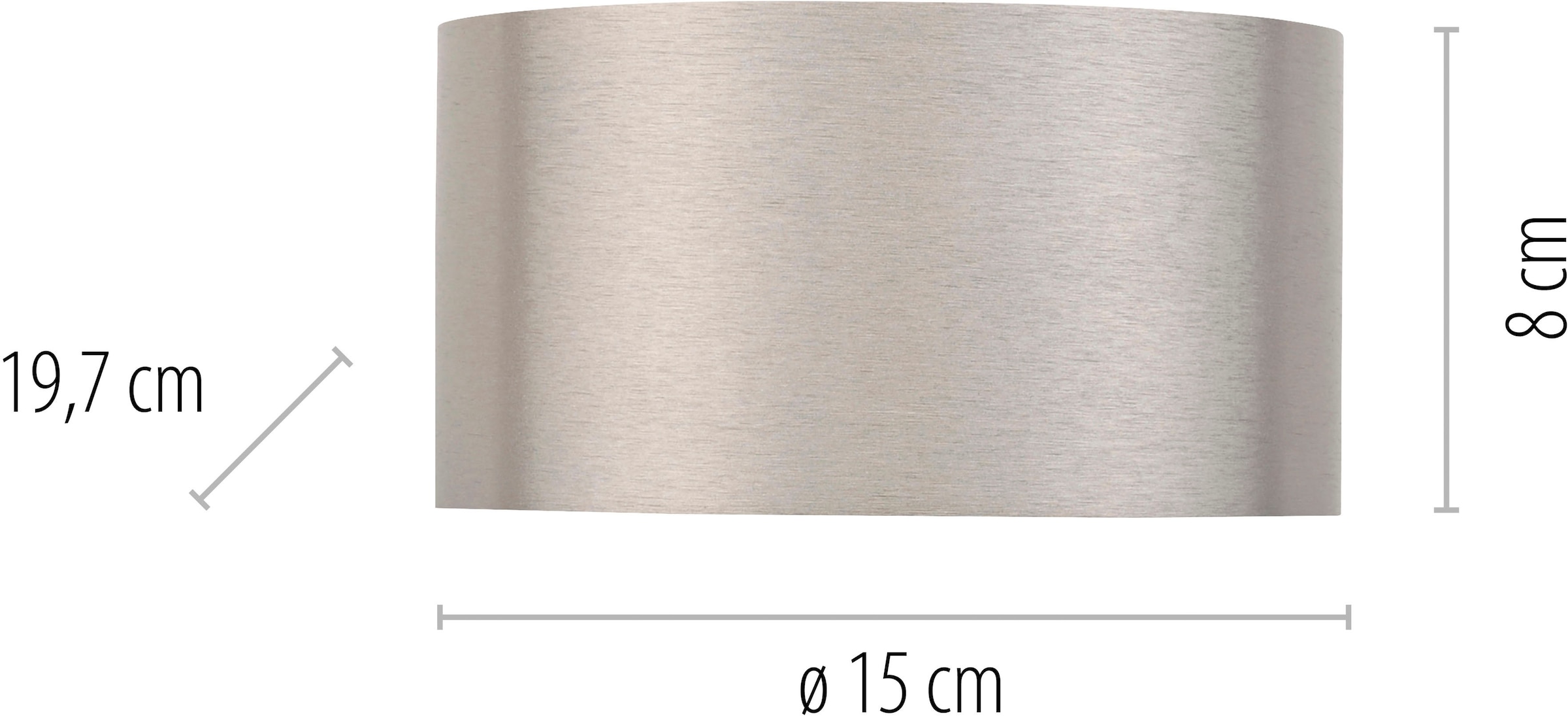 Neuhaus PURE LED Wandleuchte »PURE Clipse« LED-Board 1 Stk. Warmweiß Lichtaustritt oben und unten, dimmfähig