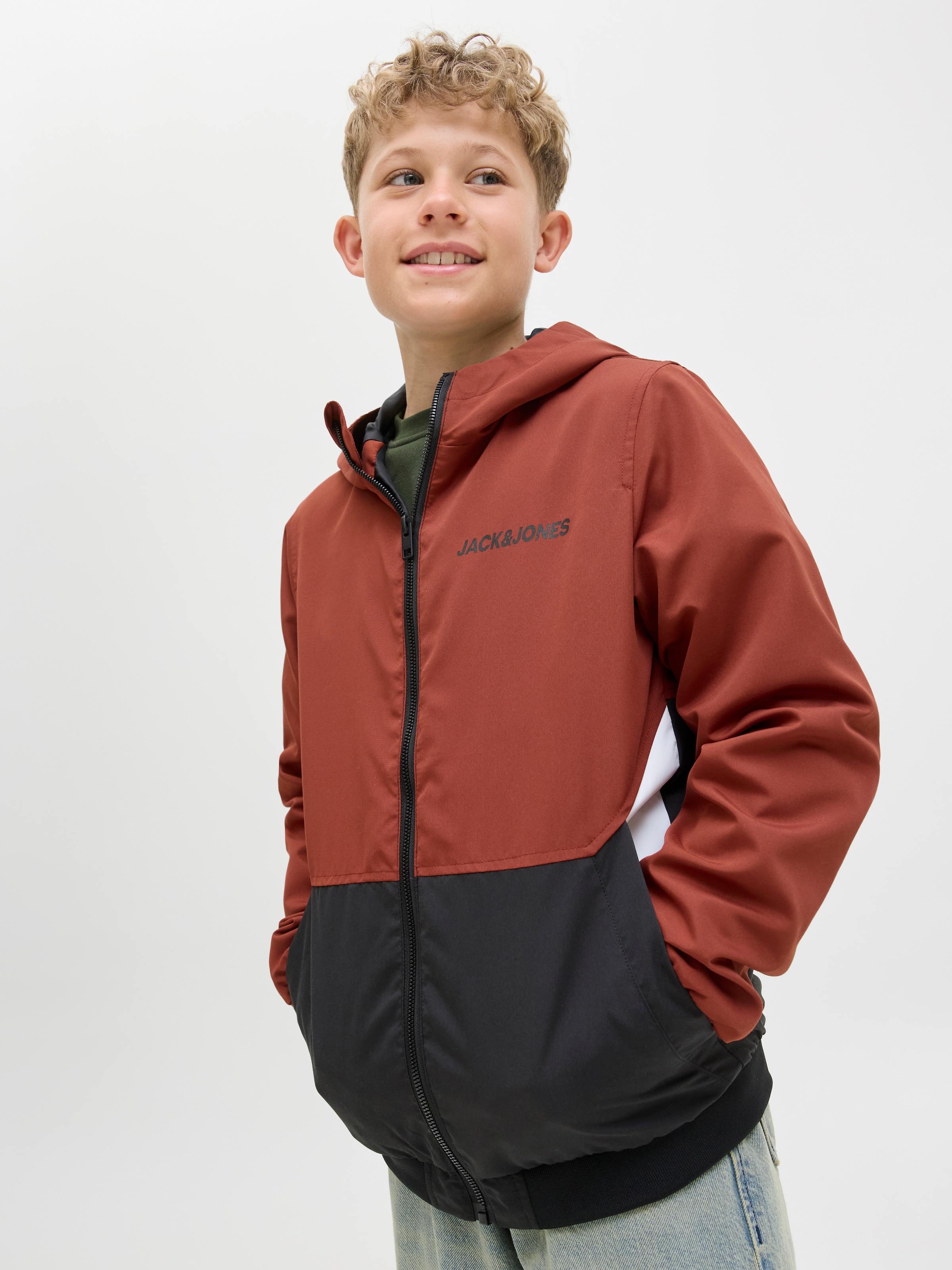 Jack & Jones Junior Outdoorjacke »JJERUSH BLOCKING HOOD«, mit Kapuze