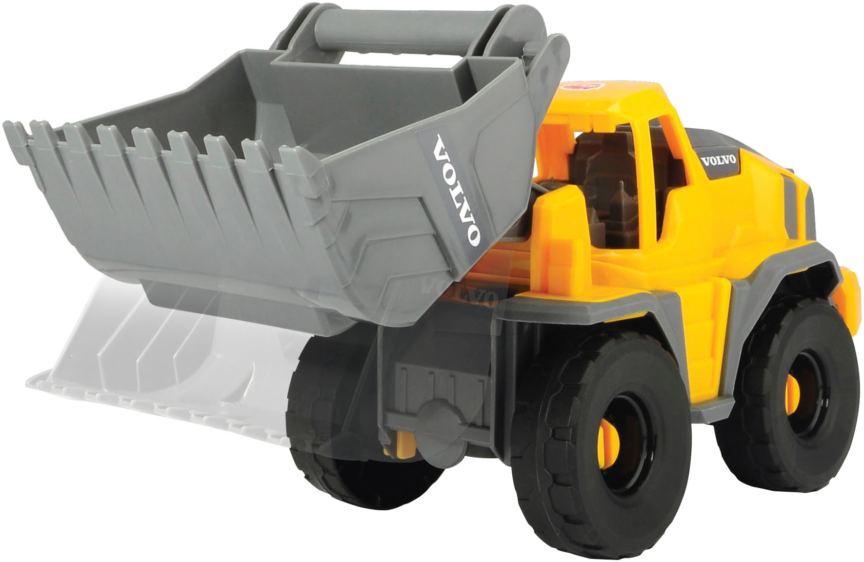 Dickie Toys Spielzeug-Baumaschine »Mack/Volvo Heavy Loader Truck«, (Set), mit Licht und Sound