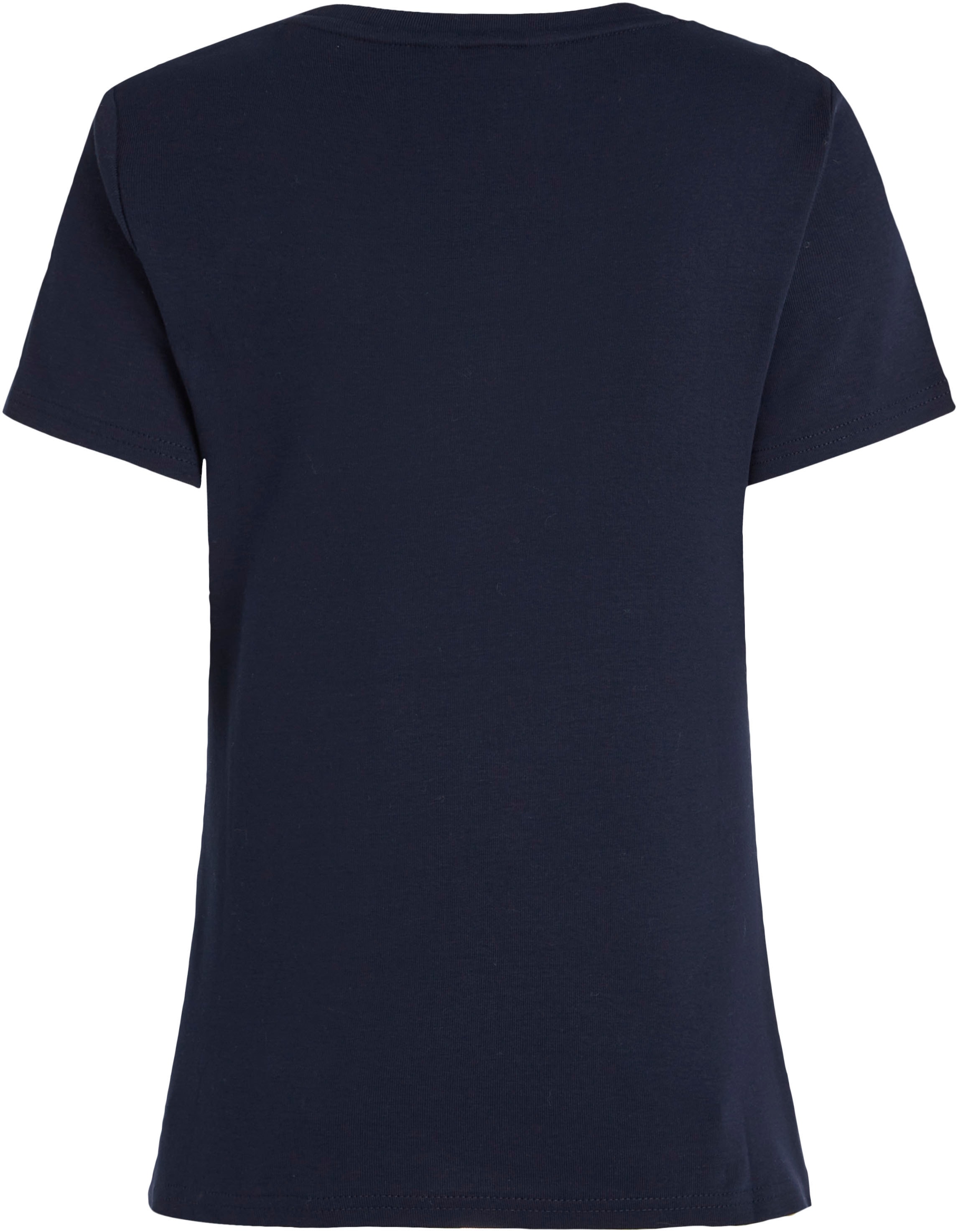Tommy Hilfiger T-Shirt »SLIM CODY RIB C-NK SS«, mit dezenter Tommy Hilfiger  Logostickerei im OTTO Online Shop | Basic-Shirts