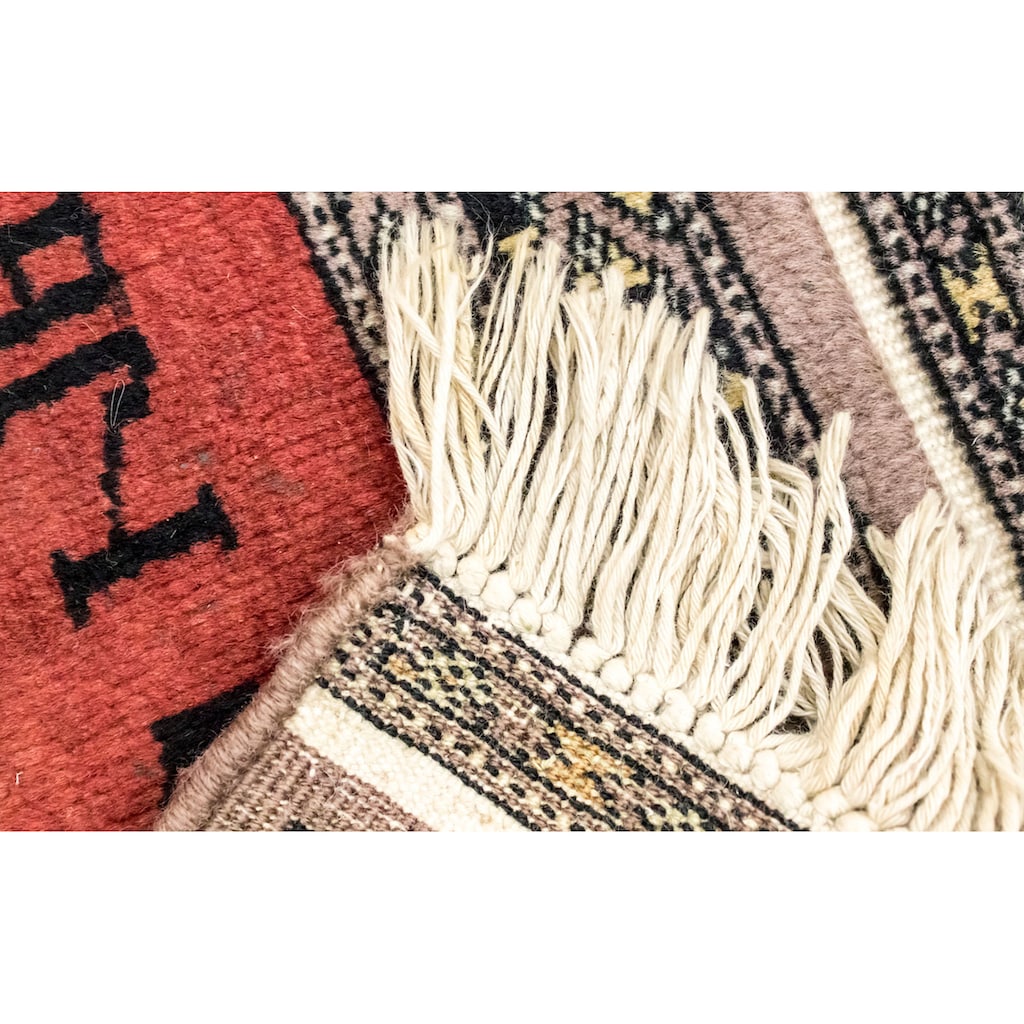 morgenland Wollteppich »Pakistan Teppich handgeknüpft rot«, rechteckig
