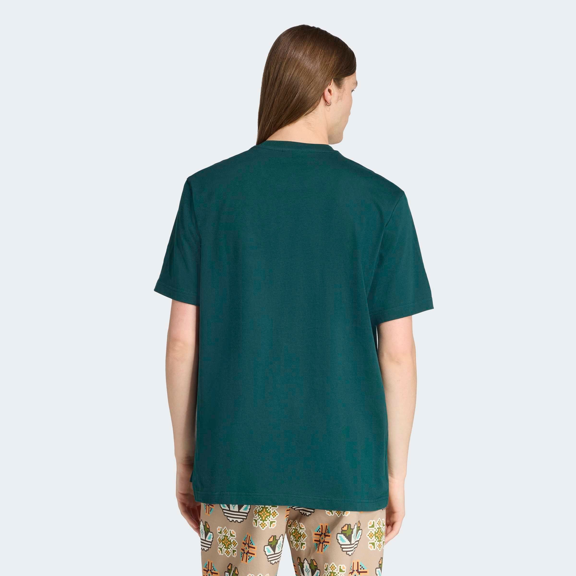 adidas Originals T-Shirt »MG LO SS T« lockere Passform, mit kleinem Trefoil auf Brusttasche