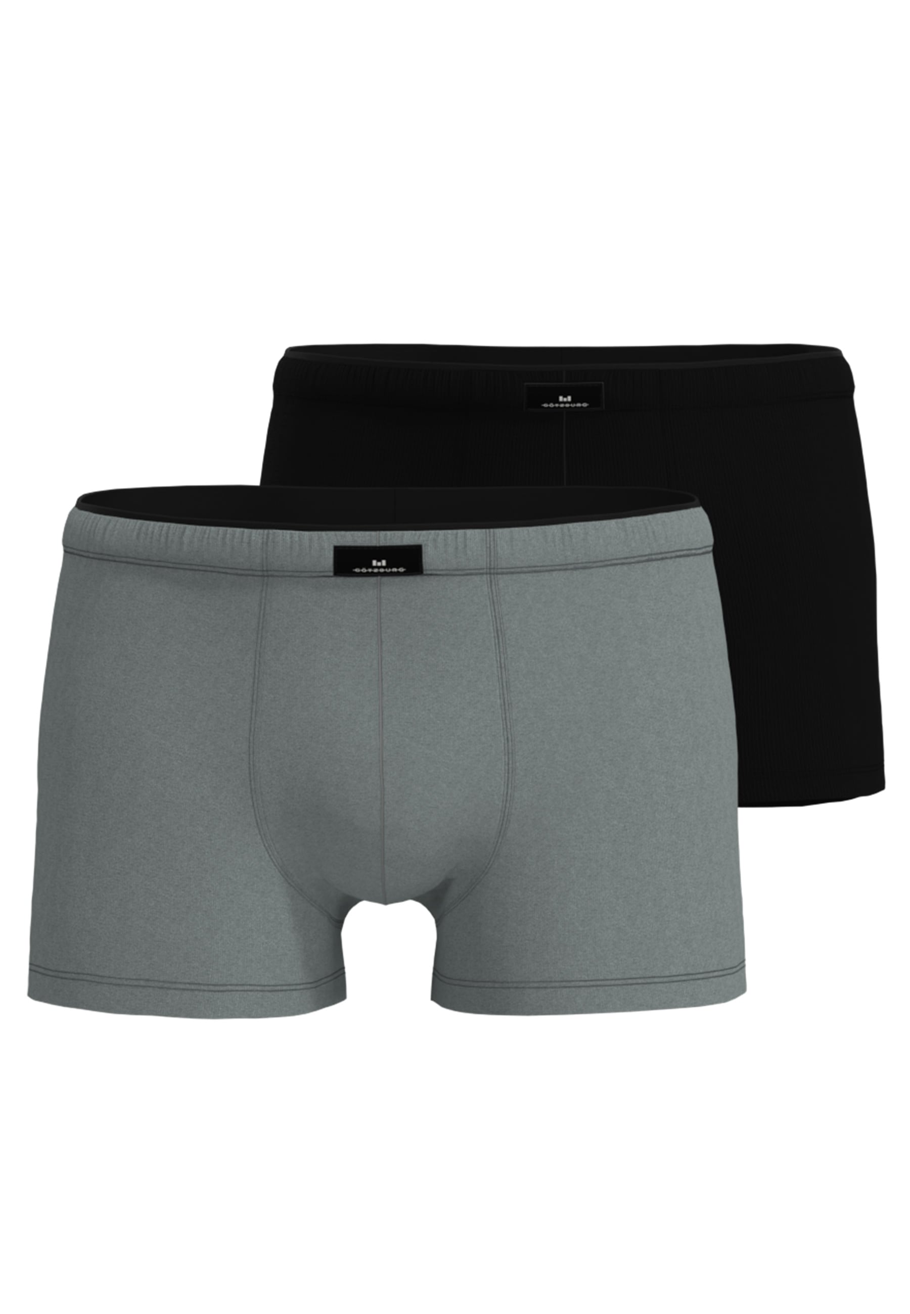 GÖTZBURG Retro Pants »X-Lastic« 2er Pack,  eng, kurz, basic, mit Logo, Baumwollmix