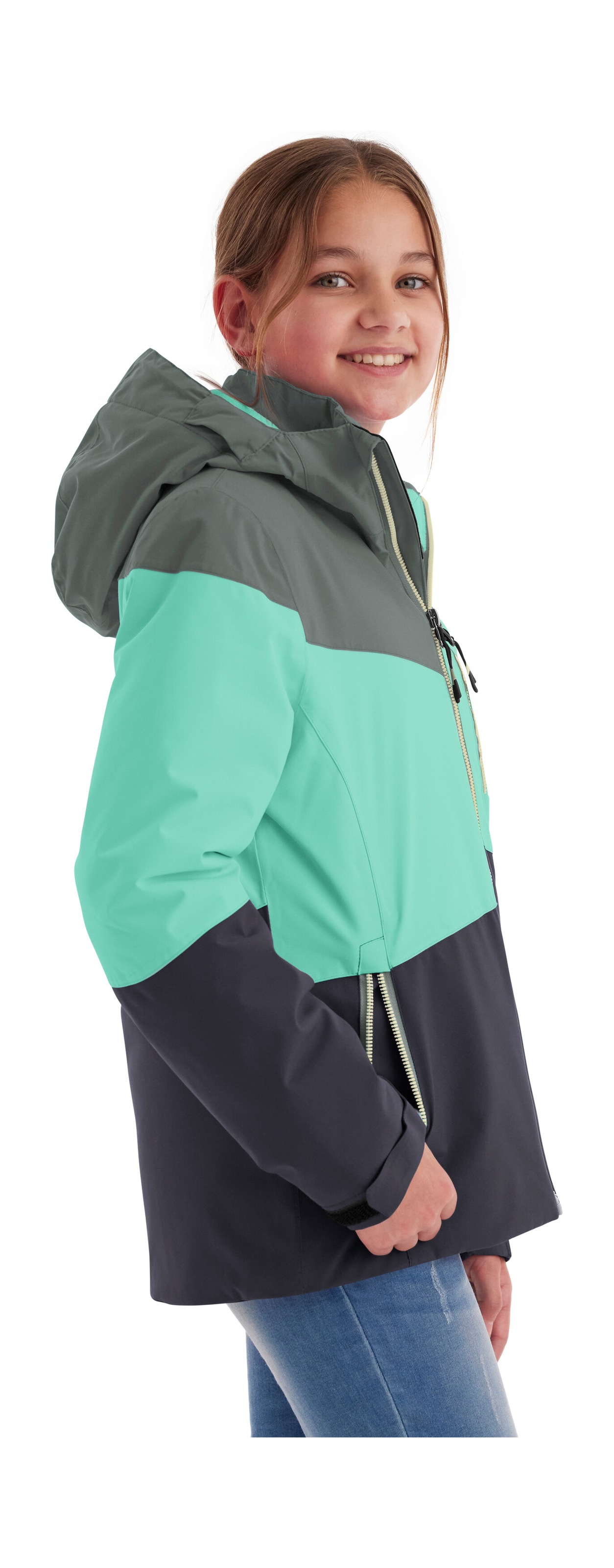 Killtec Outdoorjacke »KOW 170 GRLS JCKT«, Funktionsjacke mit Kapuze und Schneefang, wasserdicht