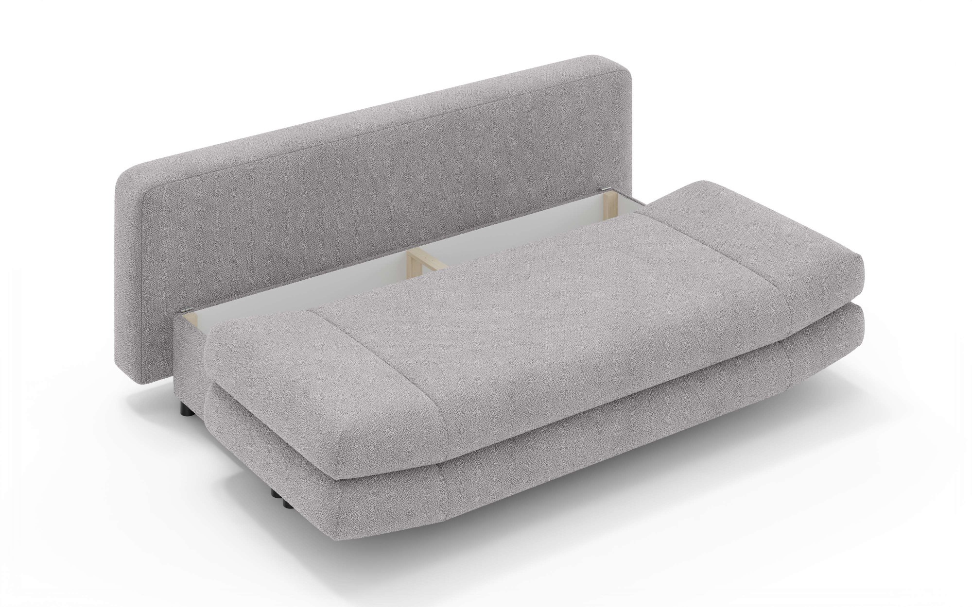 Home affaire 3-Sitzer »LENNARA Schlafsofa mit Bettkasten, Maße B/T/H: 209/96/86 cm«, Sofa mit Wellenunterfederung, hoher Sitzkomfort