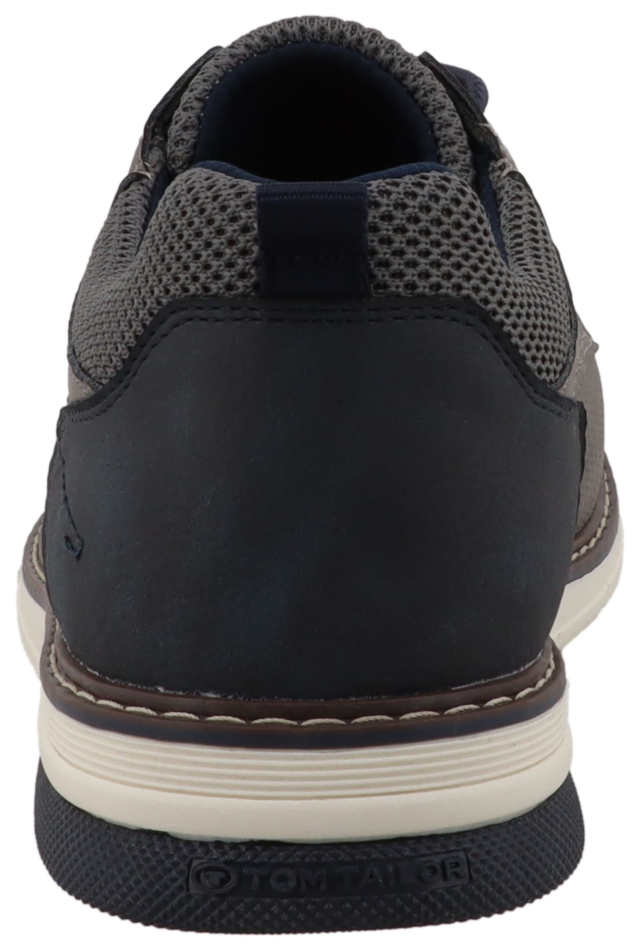 TOM TAILOR Sneaker »Dylan«  Freizeitschuh, Halbschuh, Schnürschuh mit Kontrastbesatz an der Ferse