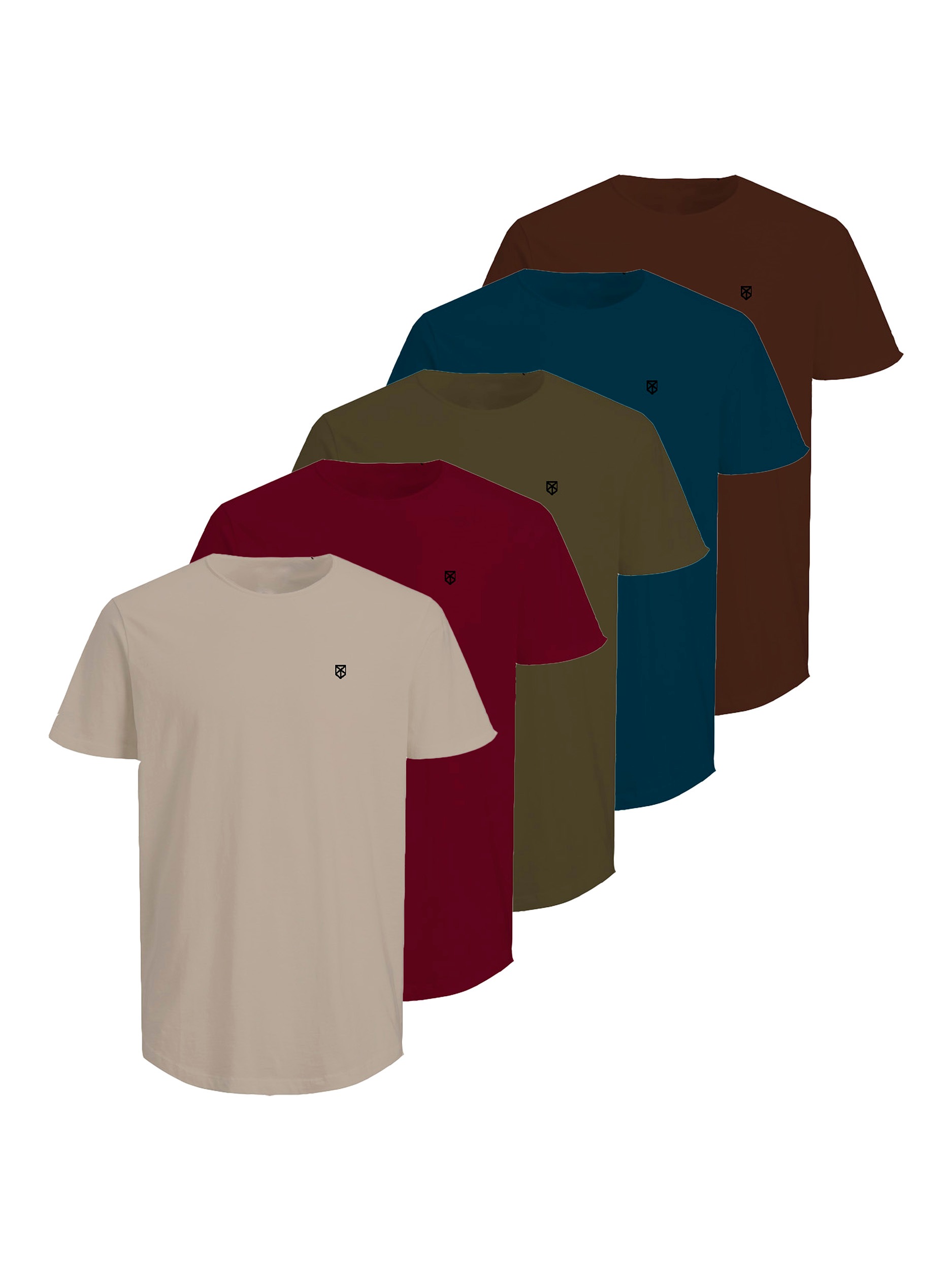 Jack & Jones Rundhalsshirt »JPRBLABRODY TEE SS CREW NECK 5PK MP« Packung, 5 Stk.