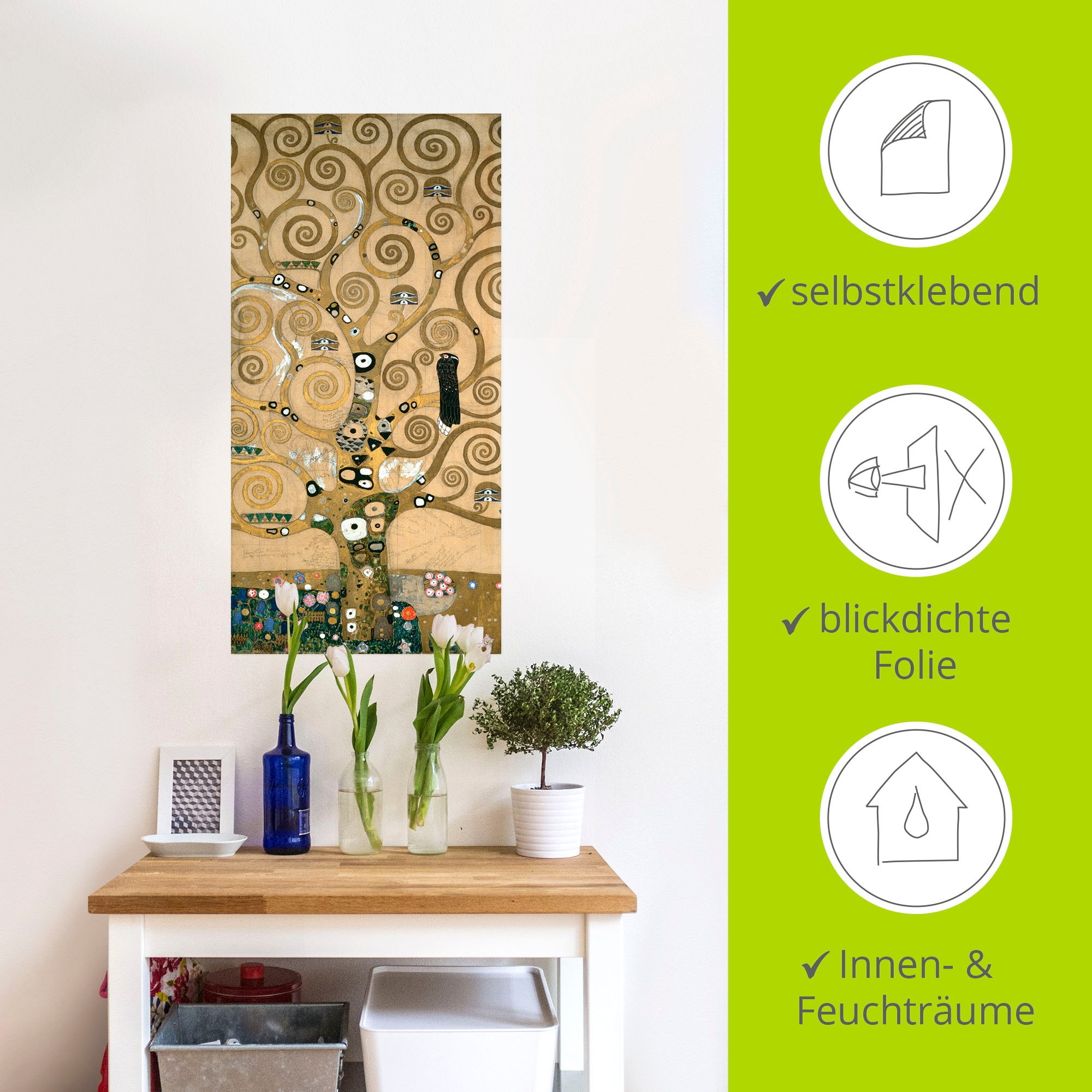 Artland Wandbild »Lebensbaum. Detail, Werkvorlage«, Bäume, (1 St.), als Leinwandbild, Poster, Wandaufkleber in verschied. Größen