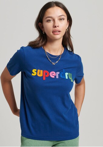 Superdry Kurzarmshirt, mit Logo kaufen