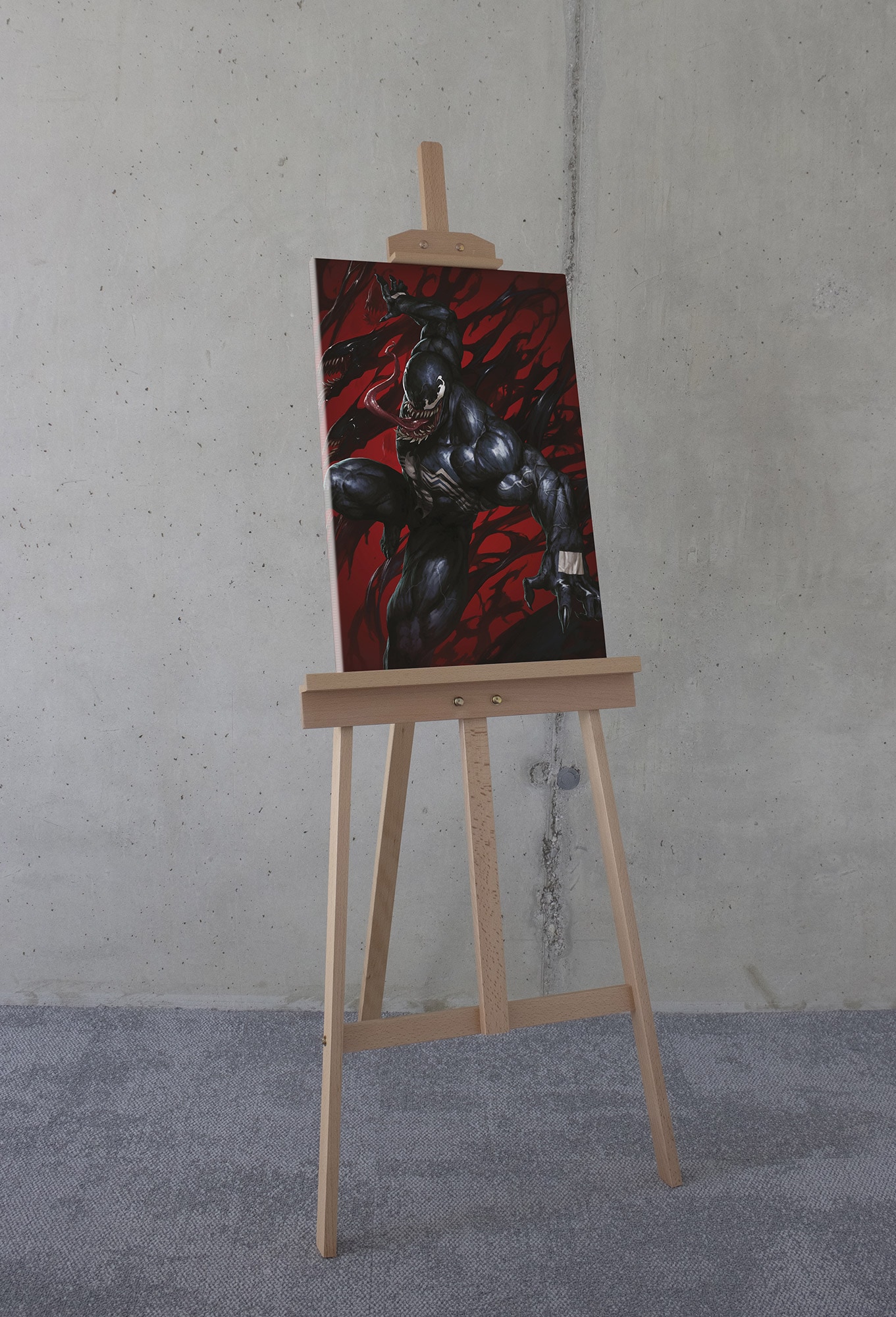 Komar Leinwandbild »Marvel Venom Symbiont Red«, Disney, (1 St.), 40 x 60 cm (Breite x Höhe) - Kinderzimmer, Dekoration
