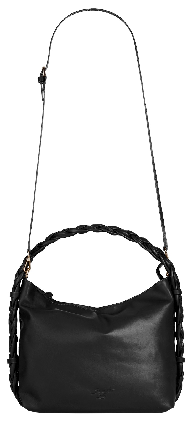 Samantha Look Umhängetasche echt Leder, Made in Italy