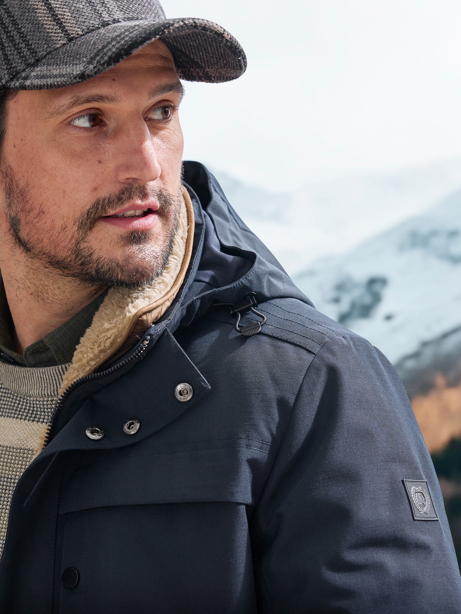 LERROS Winterjacke »Herren Winterjacke mit herausnehmbarer Innenjacke« mit Kapuze
